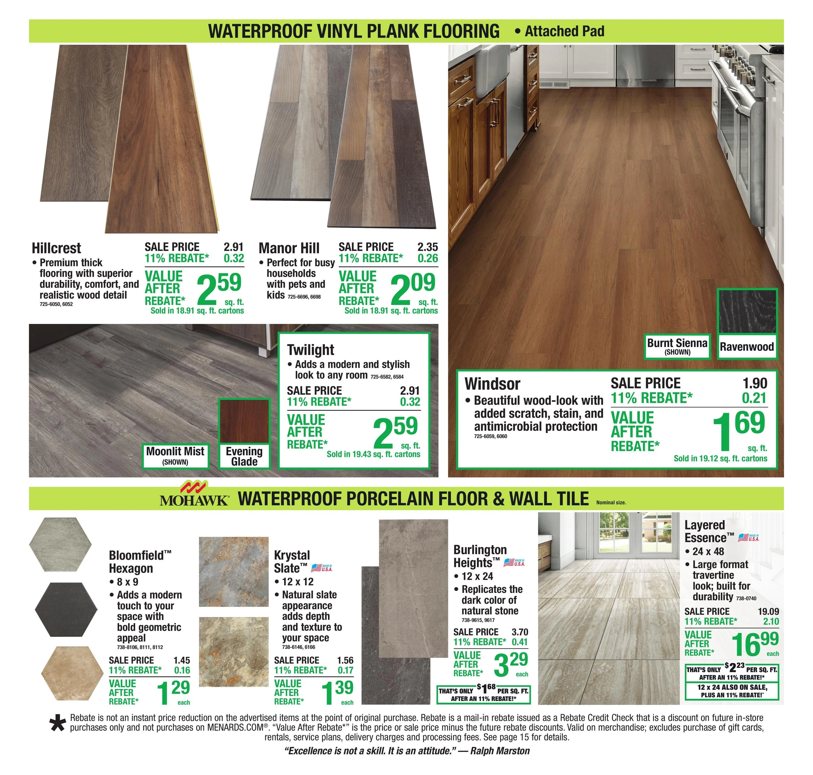 Menards flyer page 17