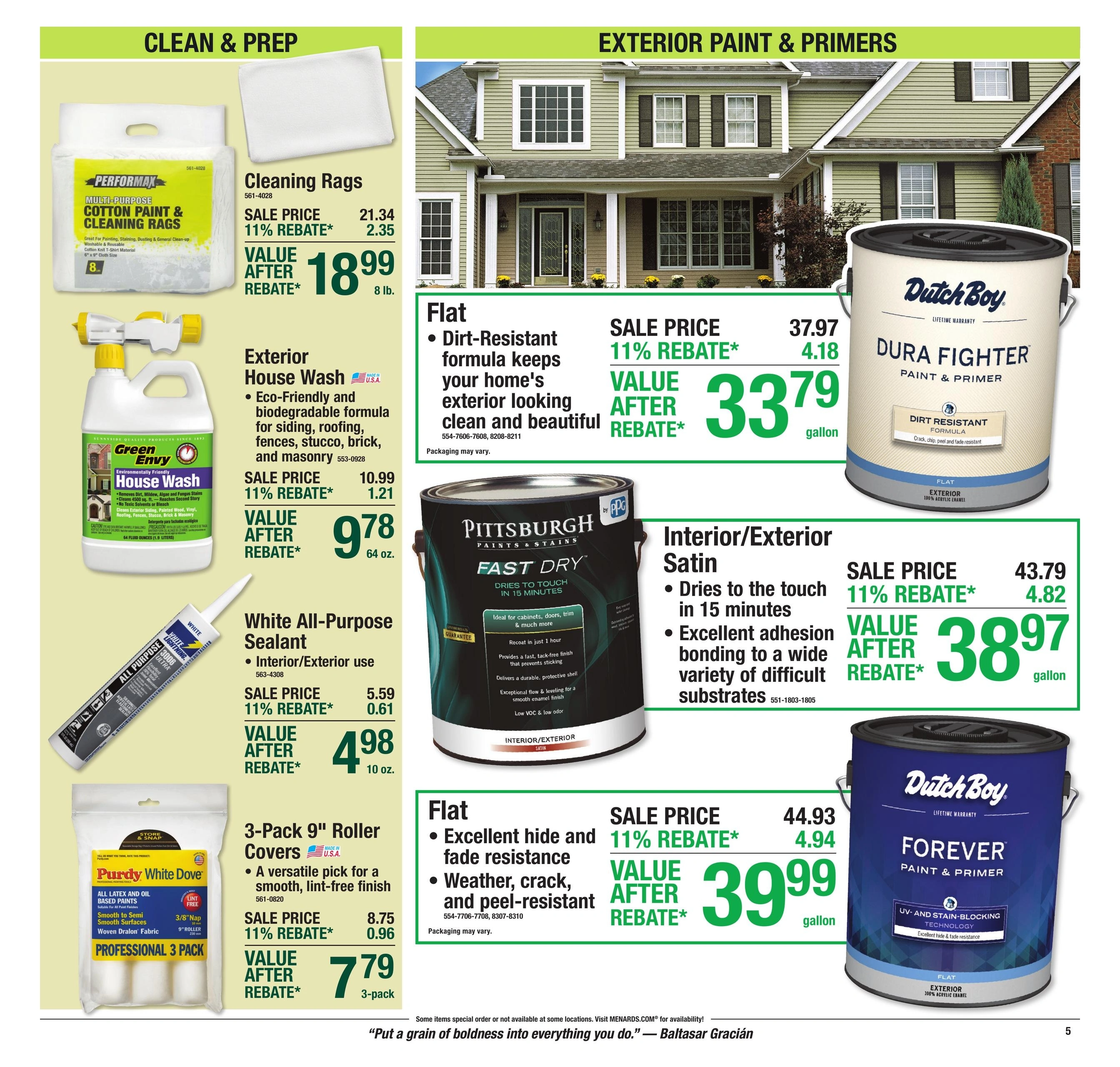 Menards flyer page 7