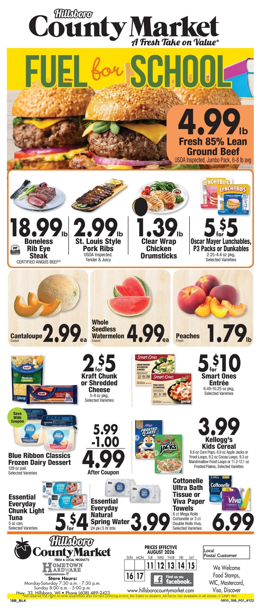 Hillsboro County Market flyer page 1