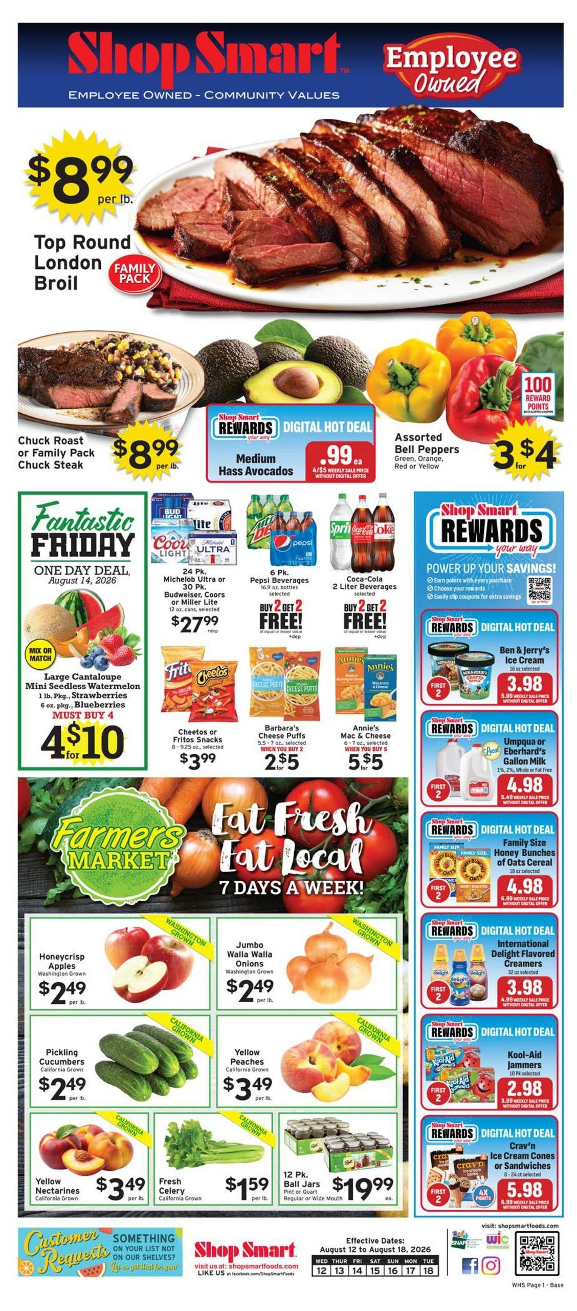 Shop Smart flyer page 1