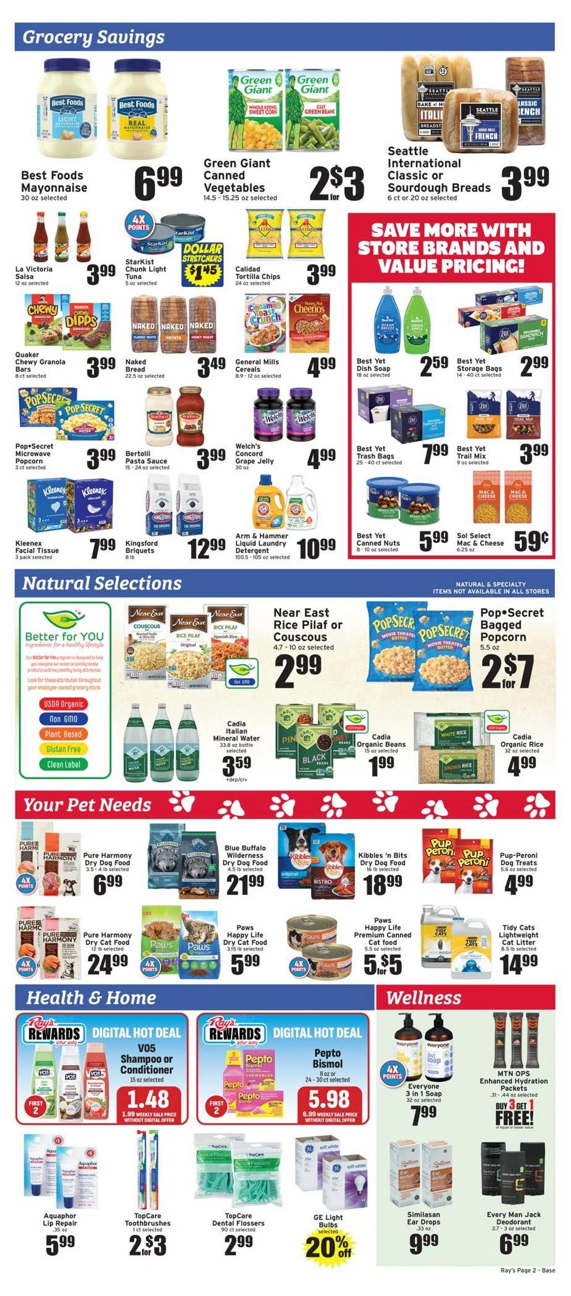 Ray's Food Place flyer page 2