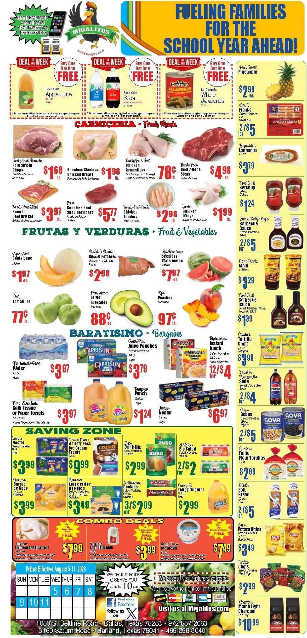 Migalitos Supermercado flyer page 1