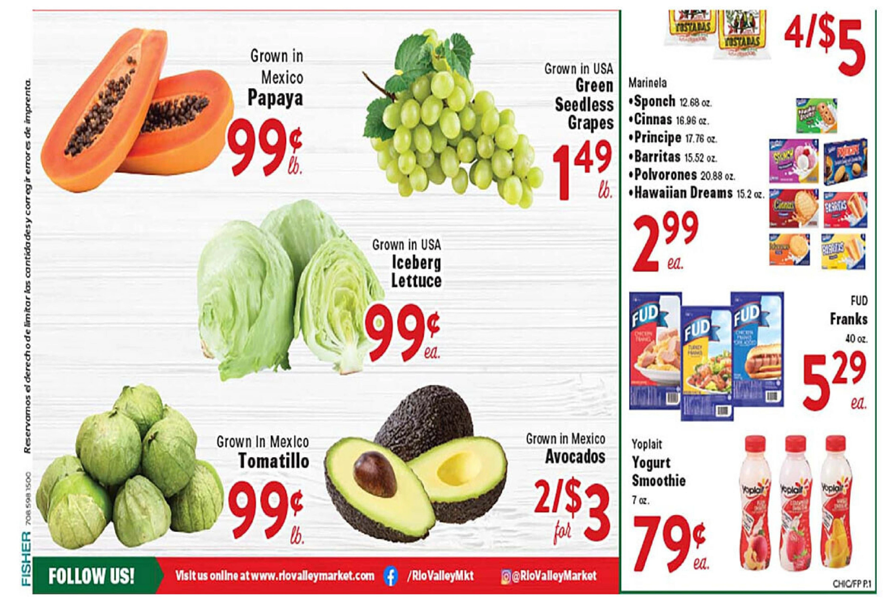 Rio Valley Market flyer page 2