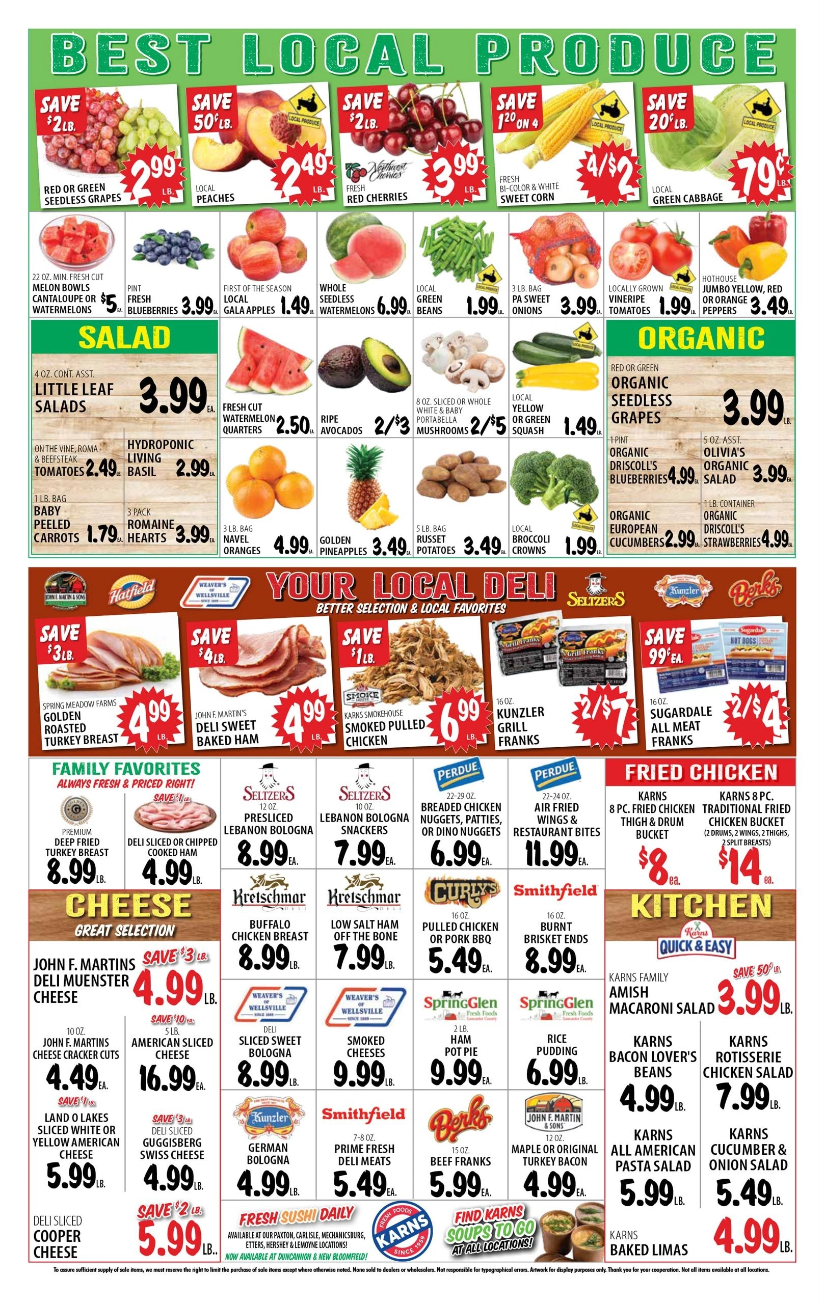 Karns Quality Foods flyer page 4