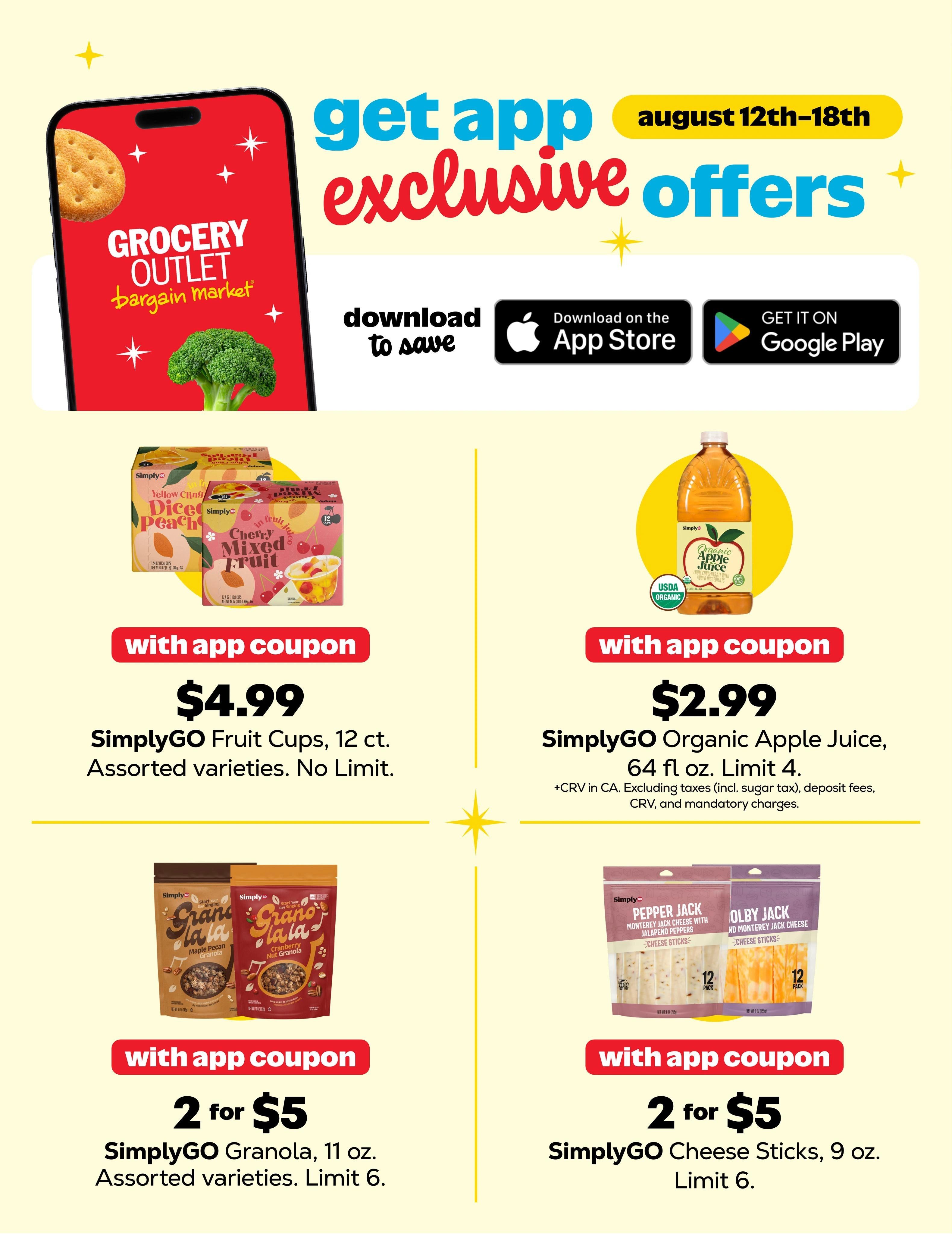 Grocery Outlet flyer page 1