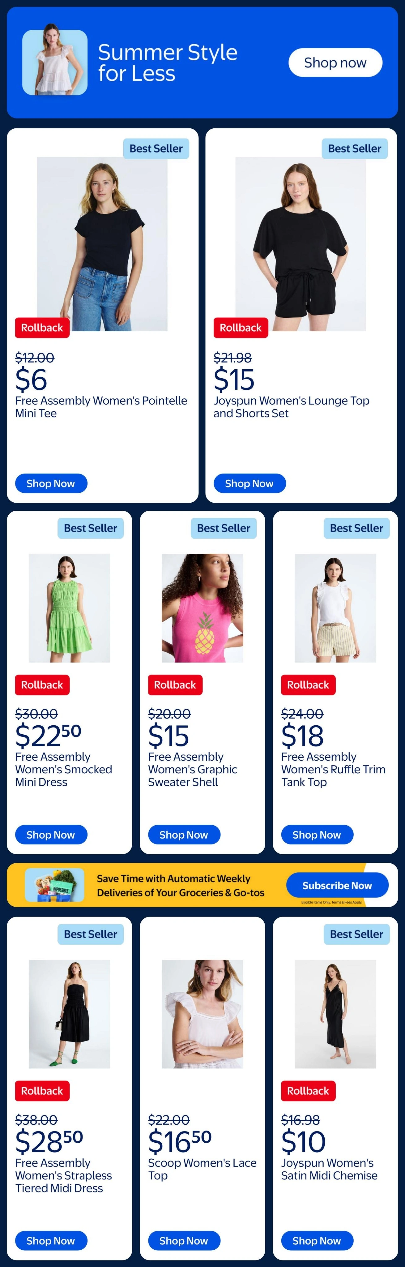Walmart flyer page 6