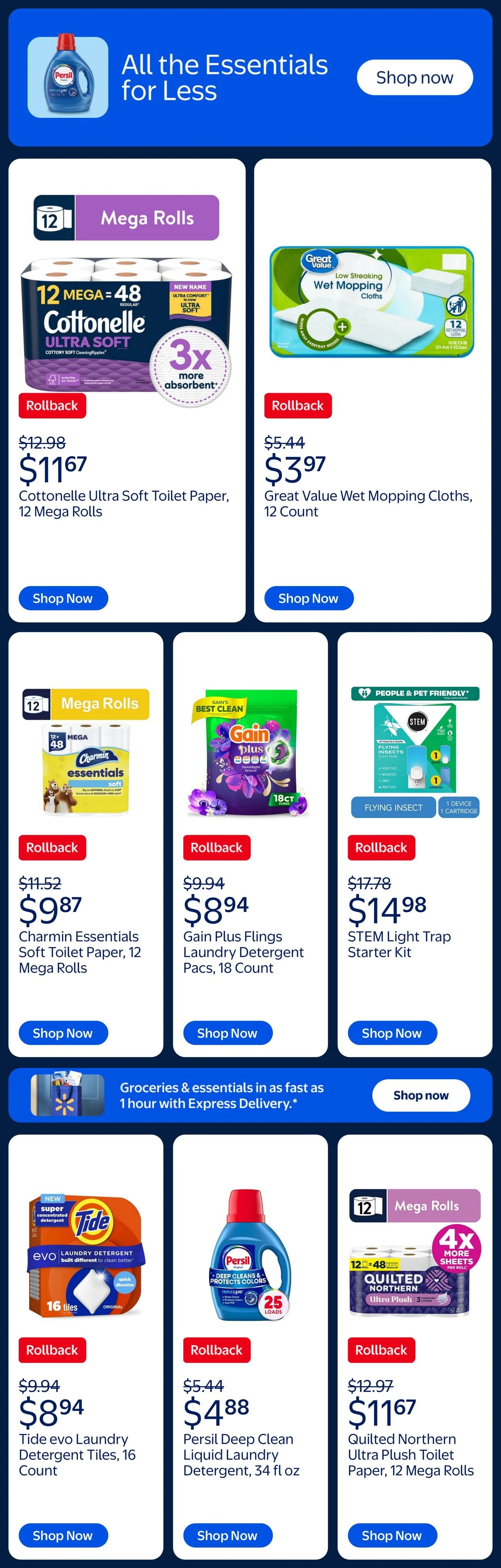 Walmart flyer page 10