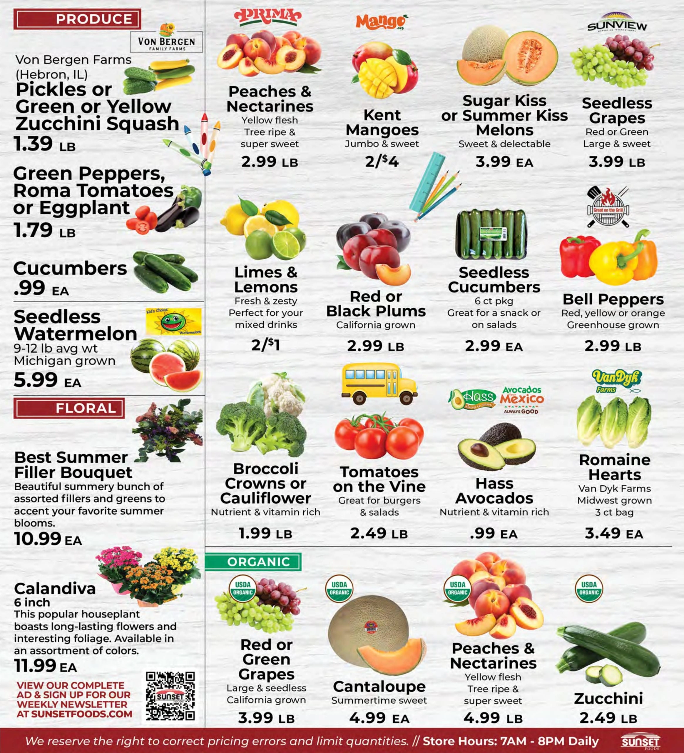 Sunset Foods flyer page 8