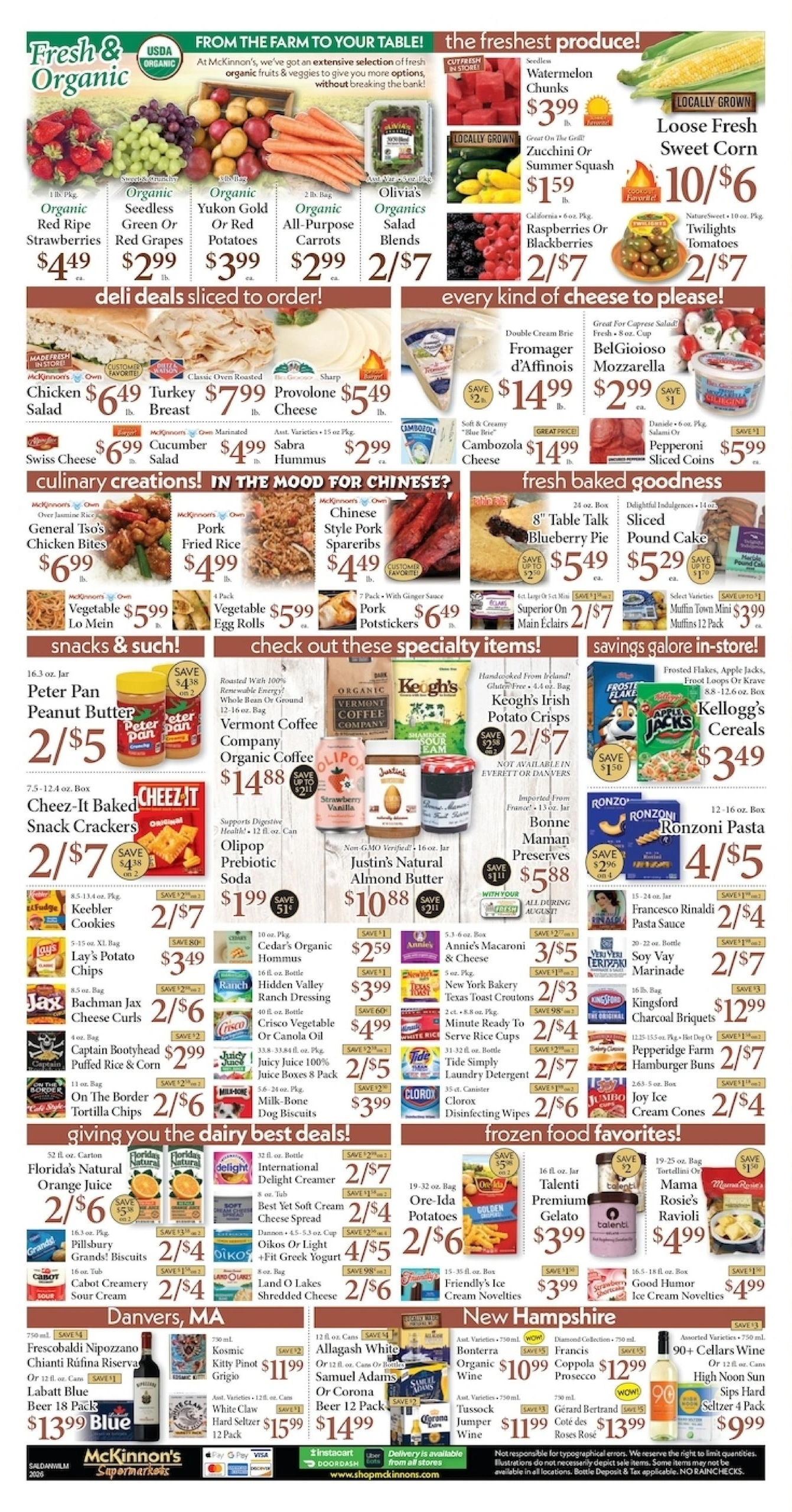 McKinnon's Supermarkets flyer page 2