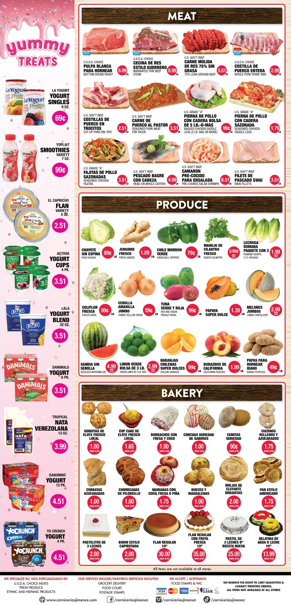 Carnicerias Jimenez flyer page 3