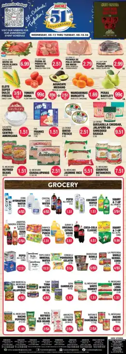 Carnicerias Jimenez Indexed Weekly
