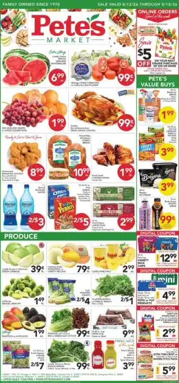 Pete's Fresh Market Indexed Weekly