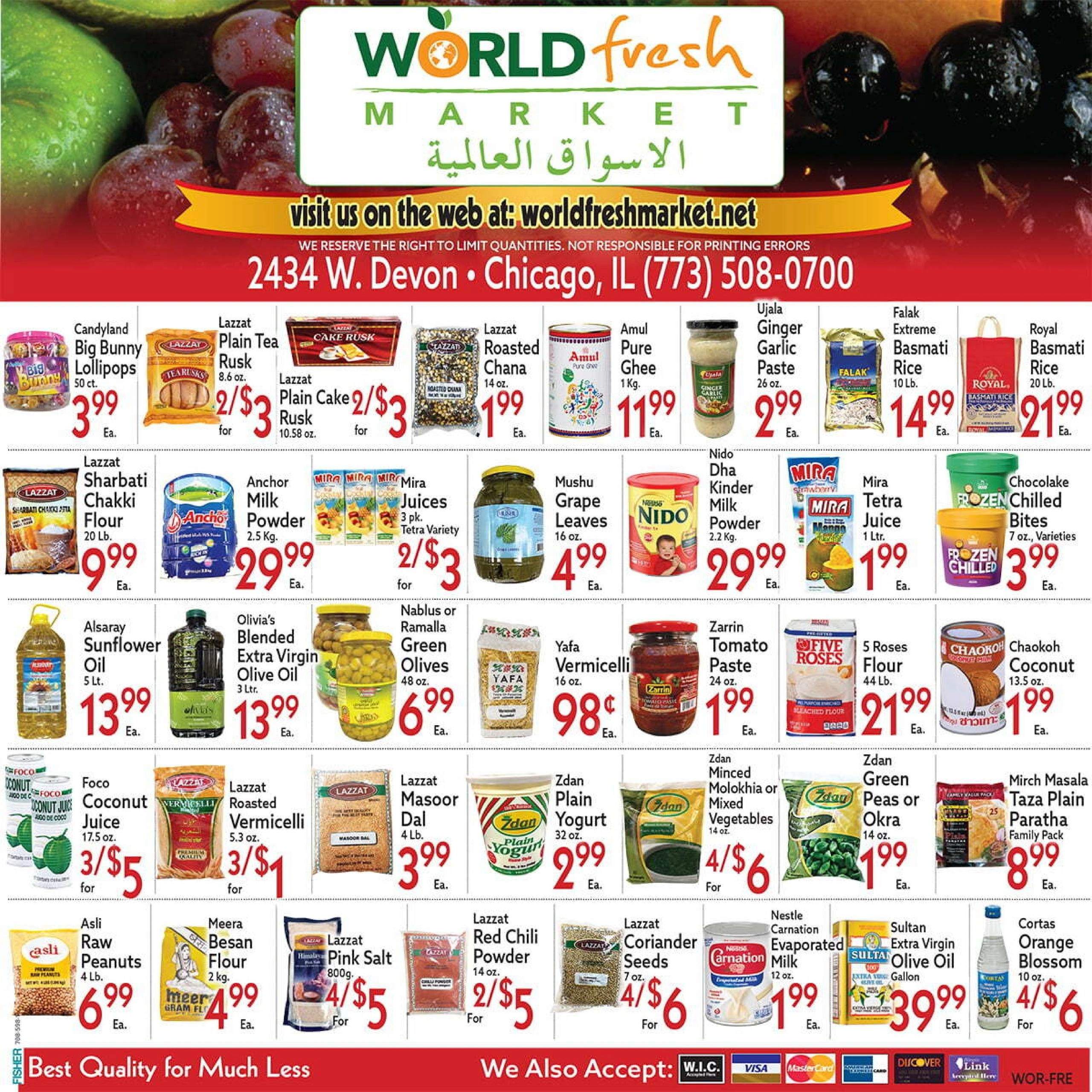 World Fresh Market flyer page 1