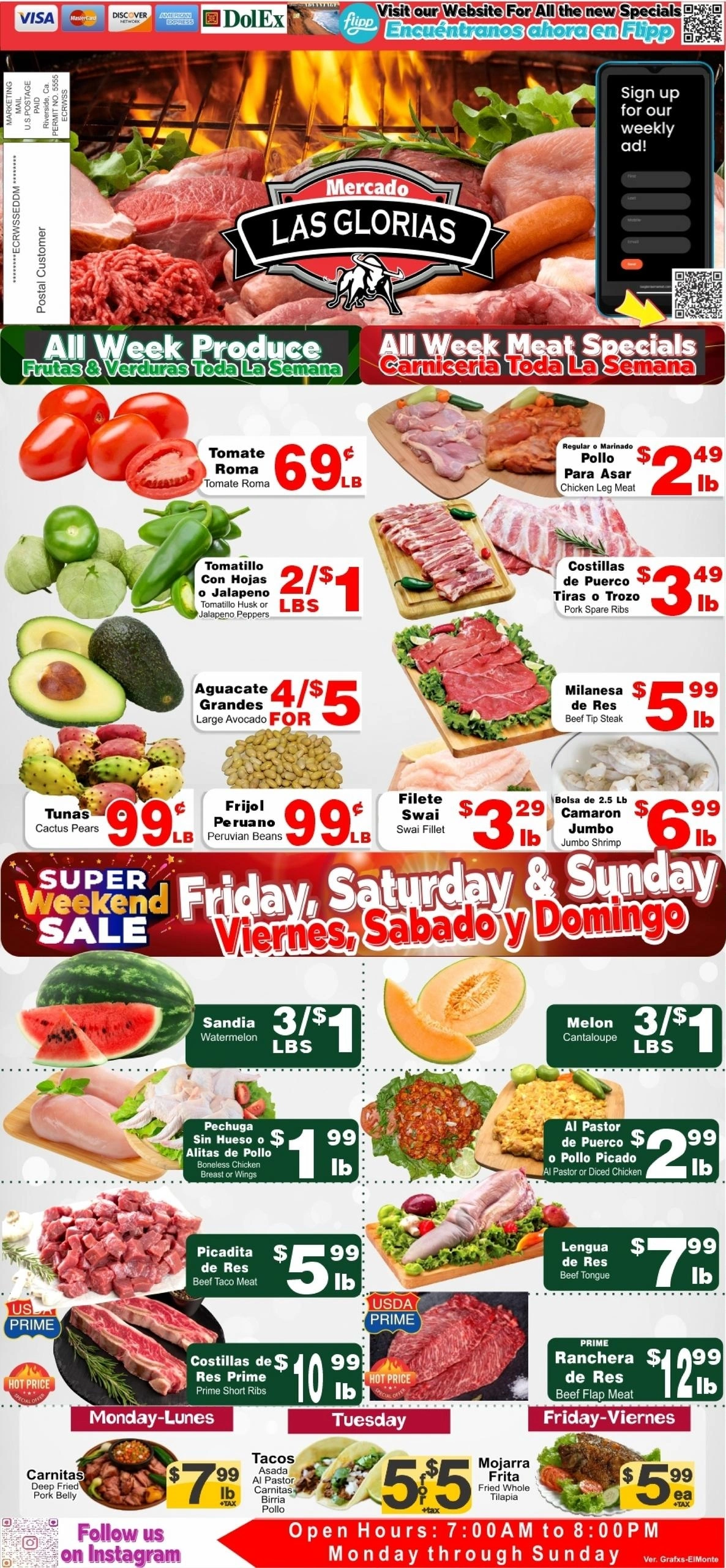Mercado Las Glorias flyer page 1