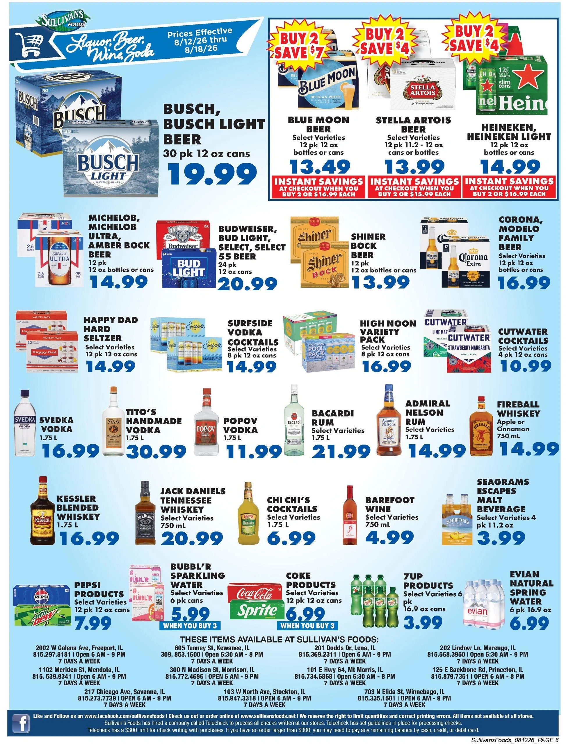 Sullivan's Foods flyer page 8