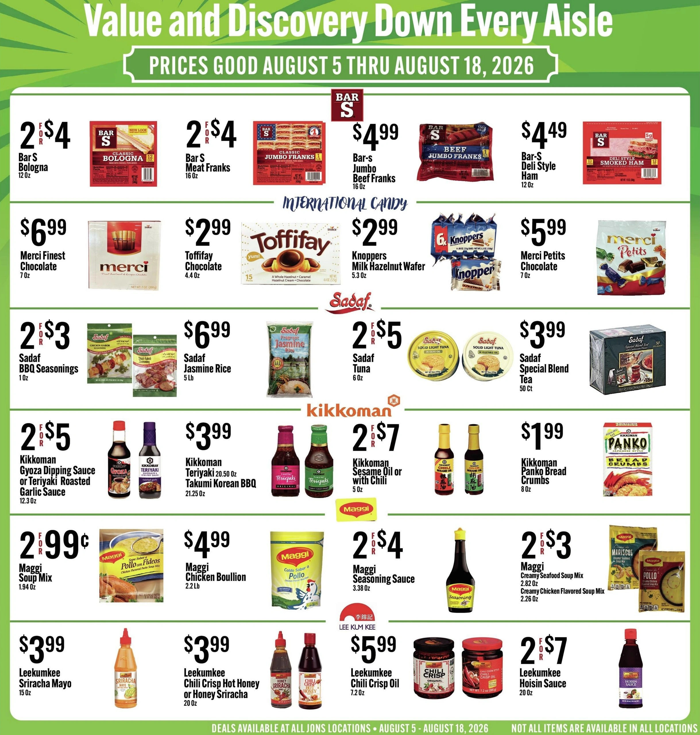 Jons International Marketplace flyer page 6