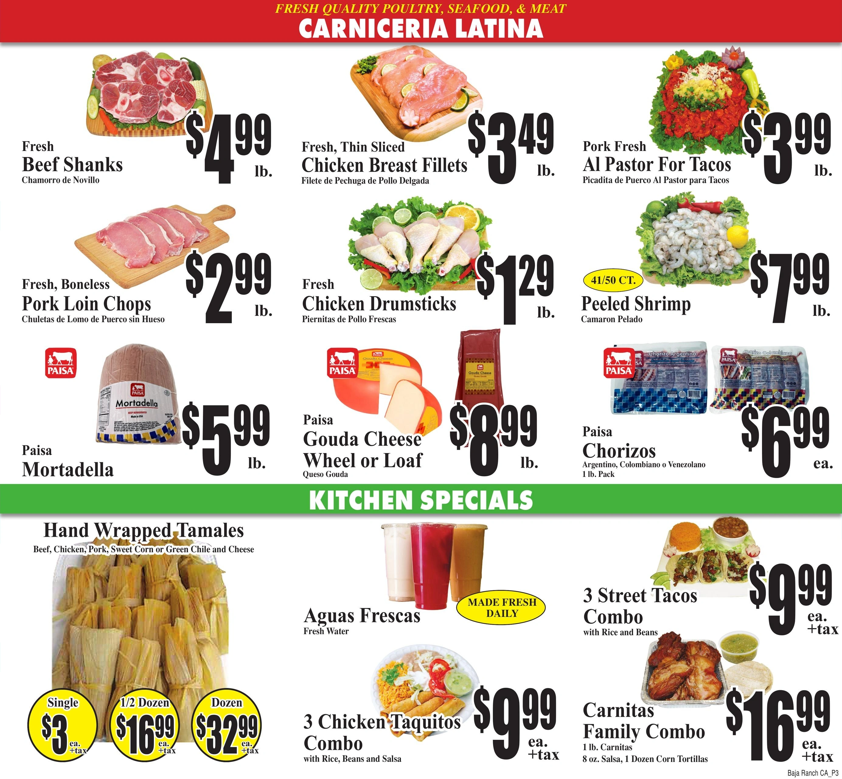 Baja Ranch Supermarket flyer page 3