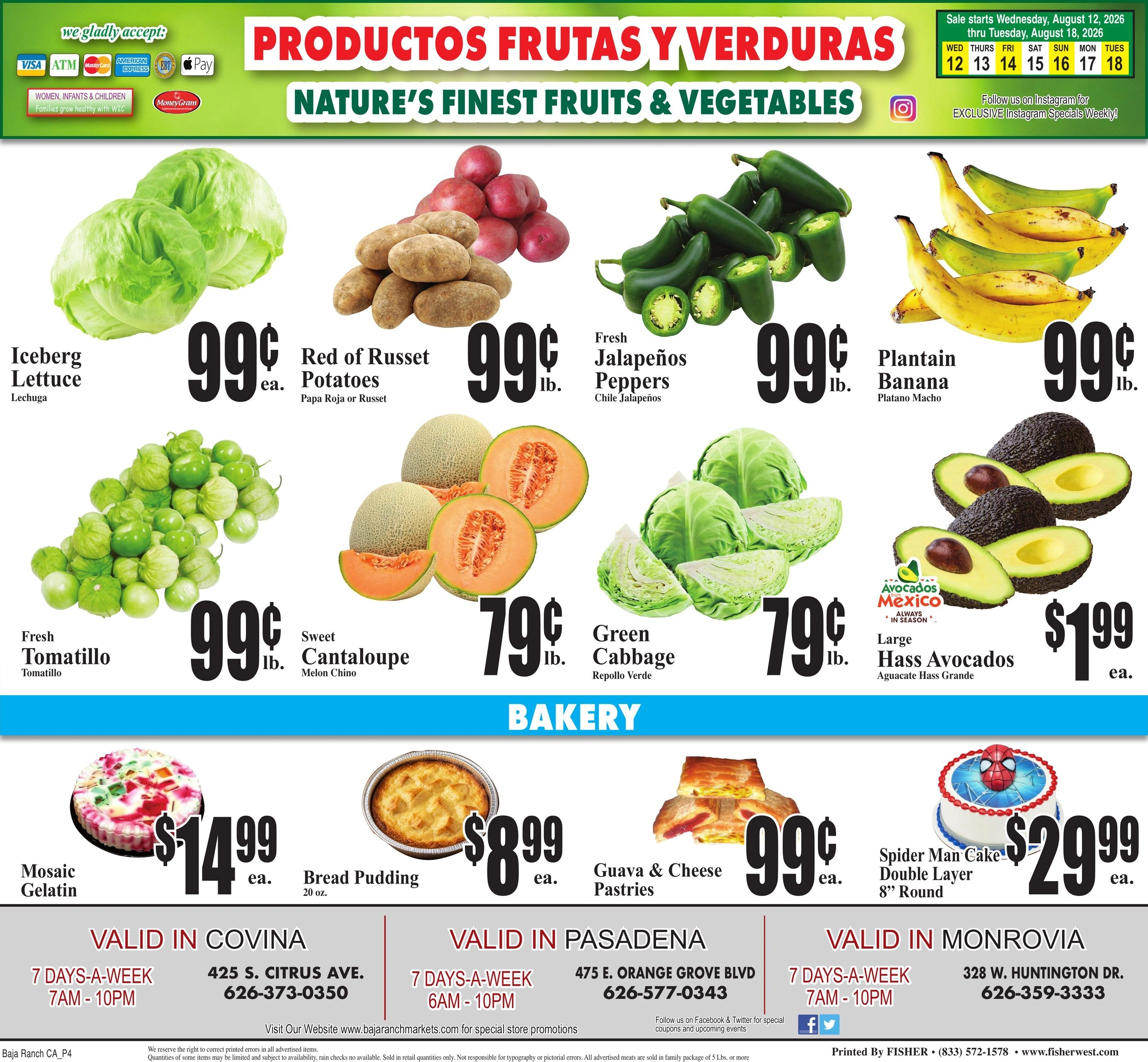 Baja Ranch Supermarket flyer page 4
