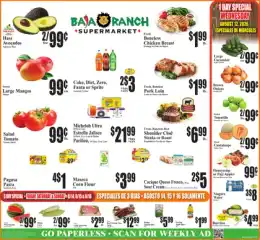 Baja Ranch Supermarket Indexed Weekly