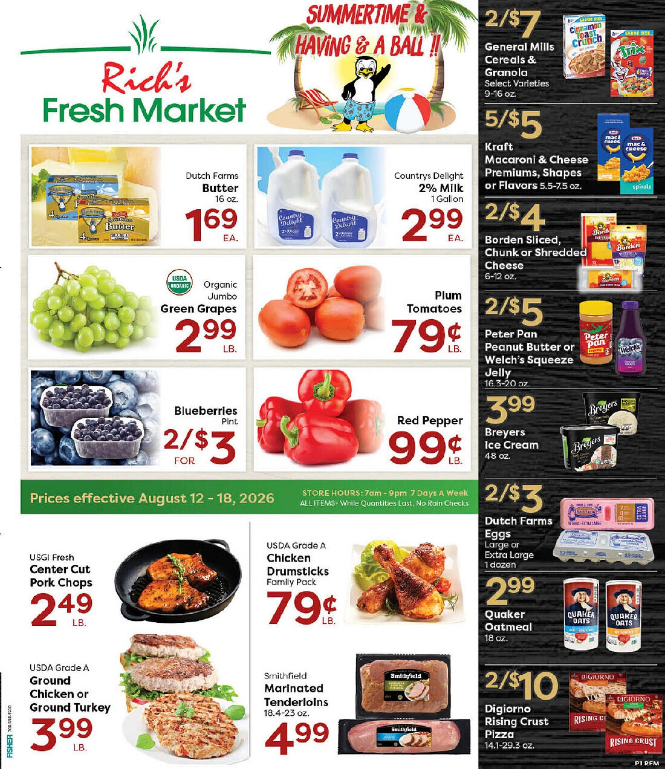 Rich's Fresh Market flyer page 1