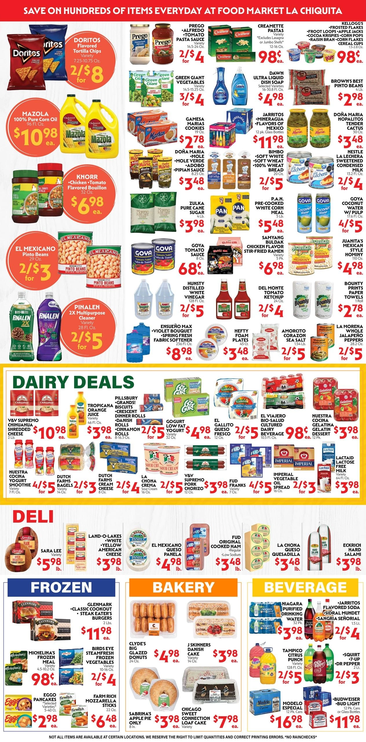 La Chiquita Food Market flyer page 2