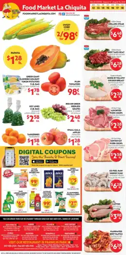 La Chiquita Food Market Indexed Weekly