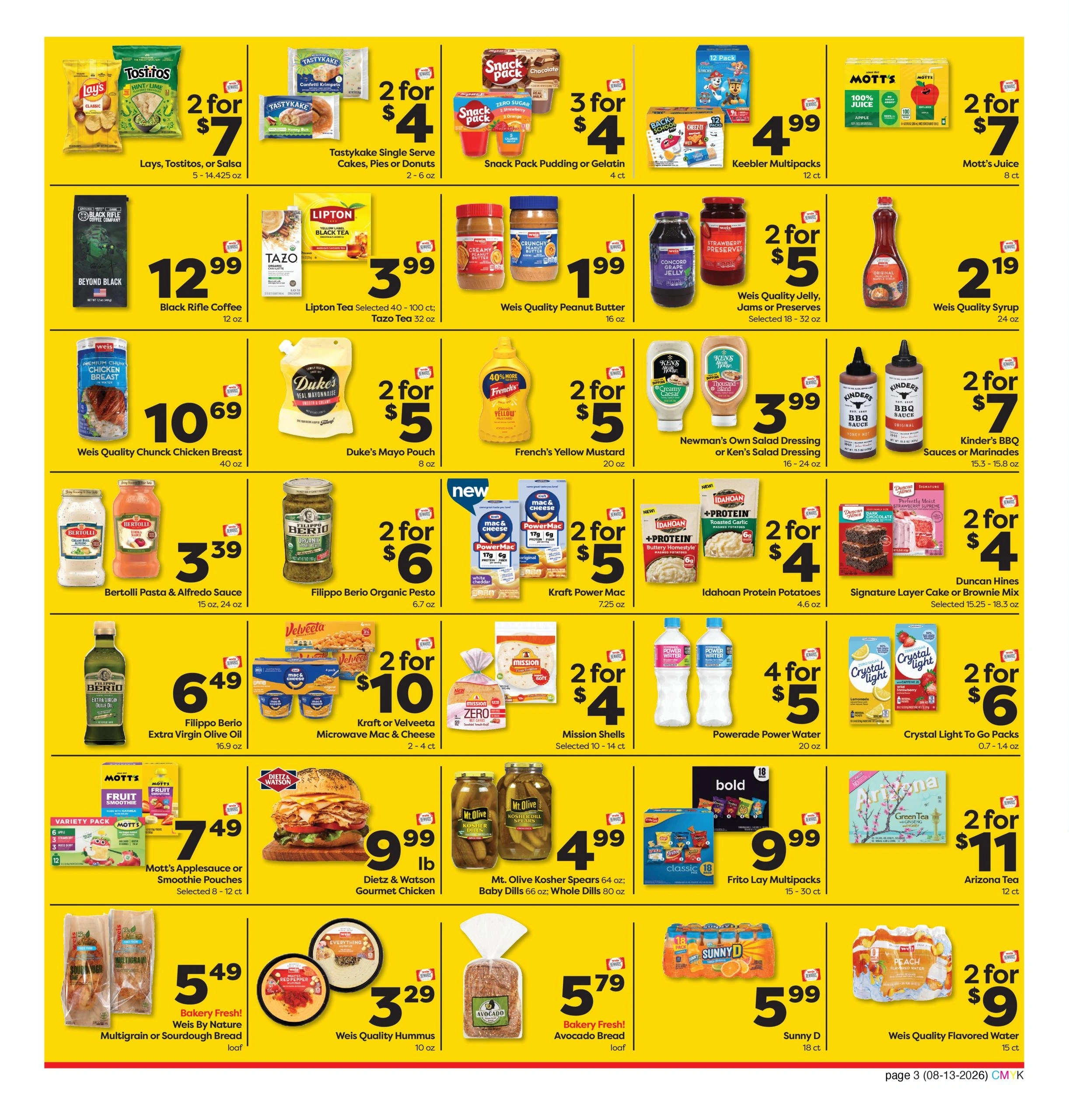 Weis Markets flyer page 3