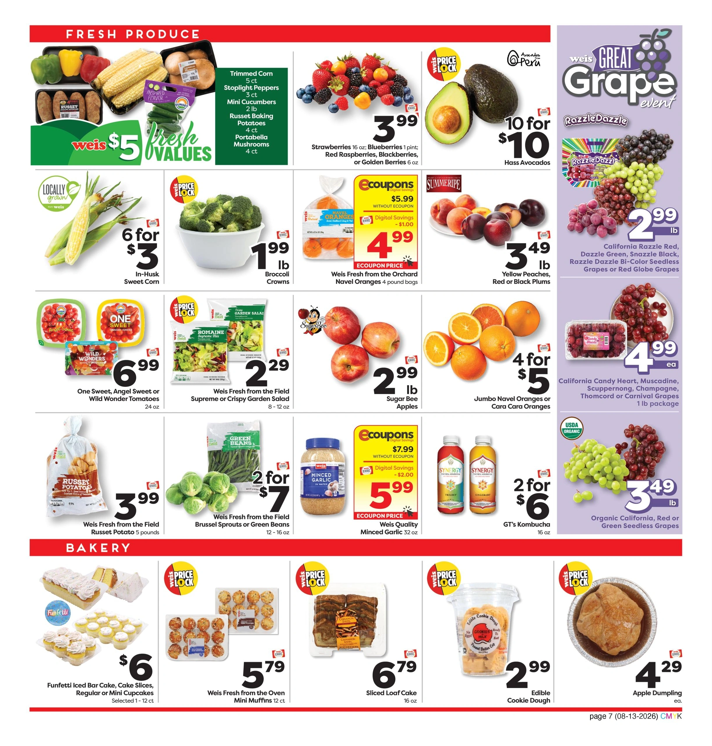 Weis Markets flyer page 10