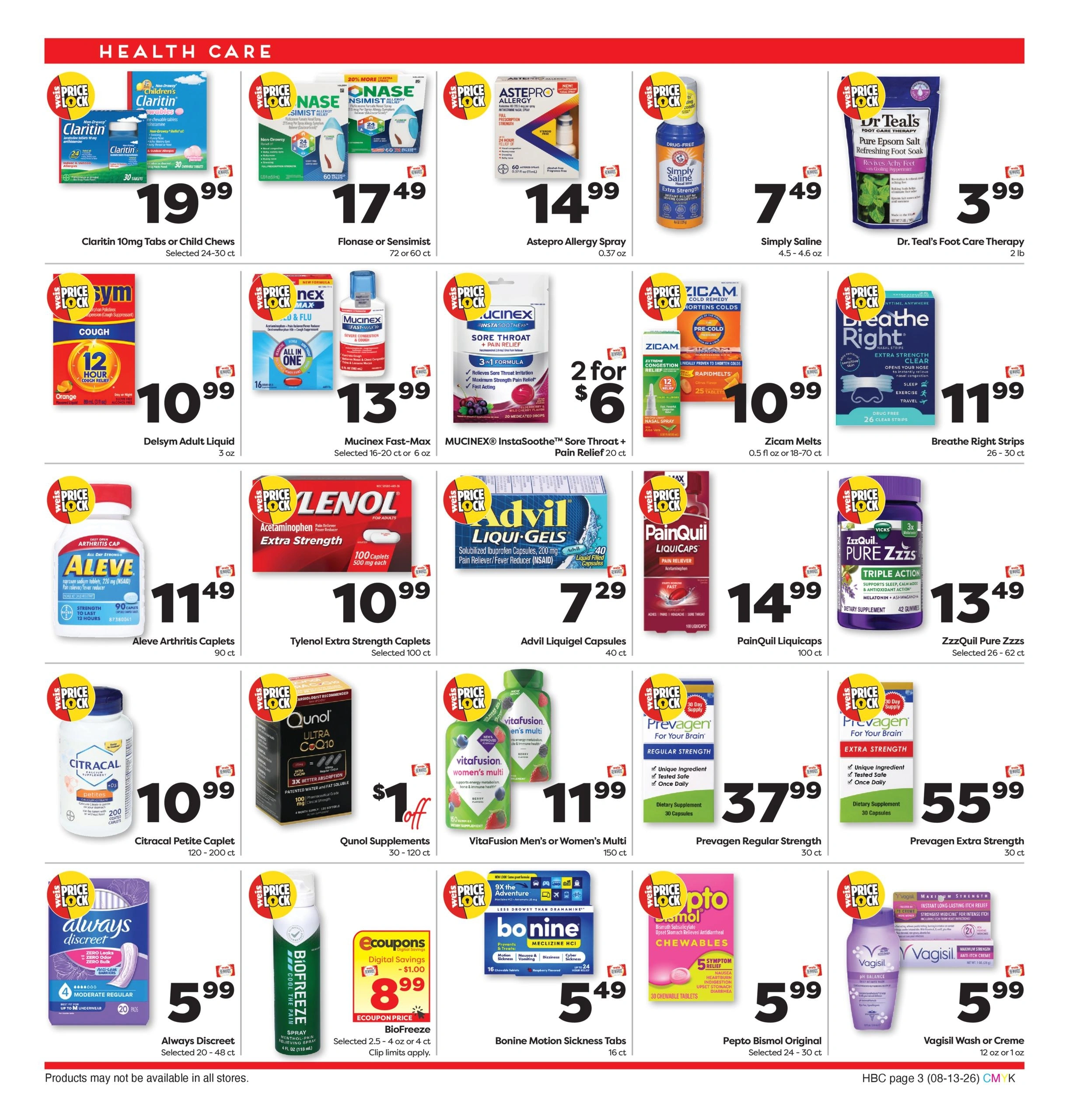 Weis Markets flyer page 3