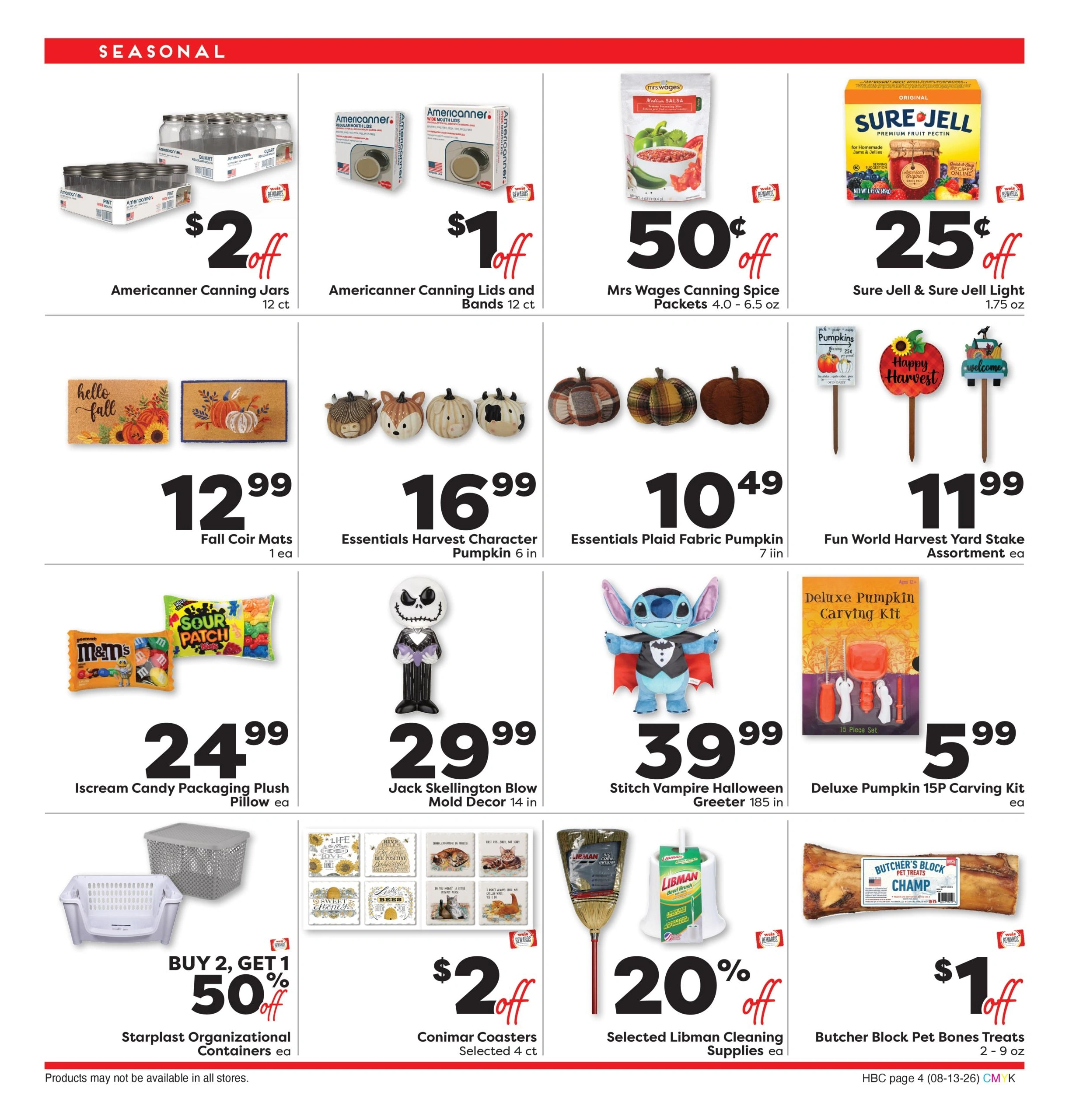 Weis Markets flyer page 4