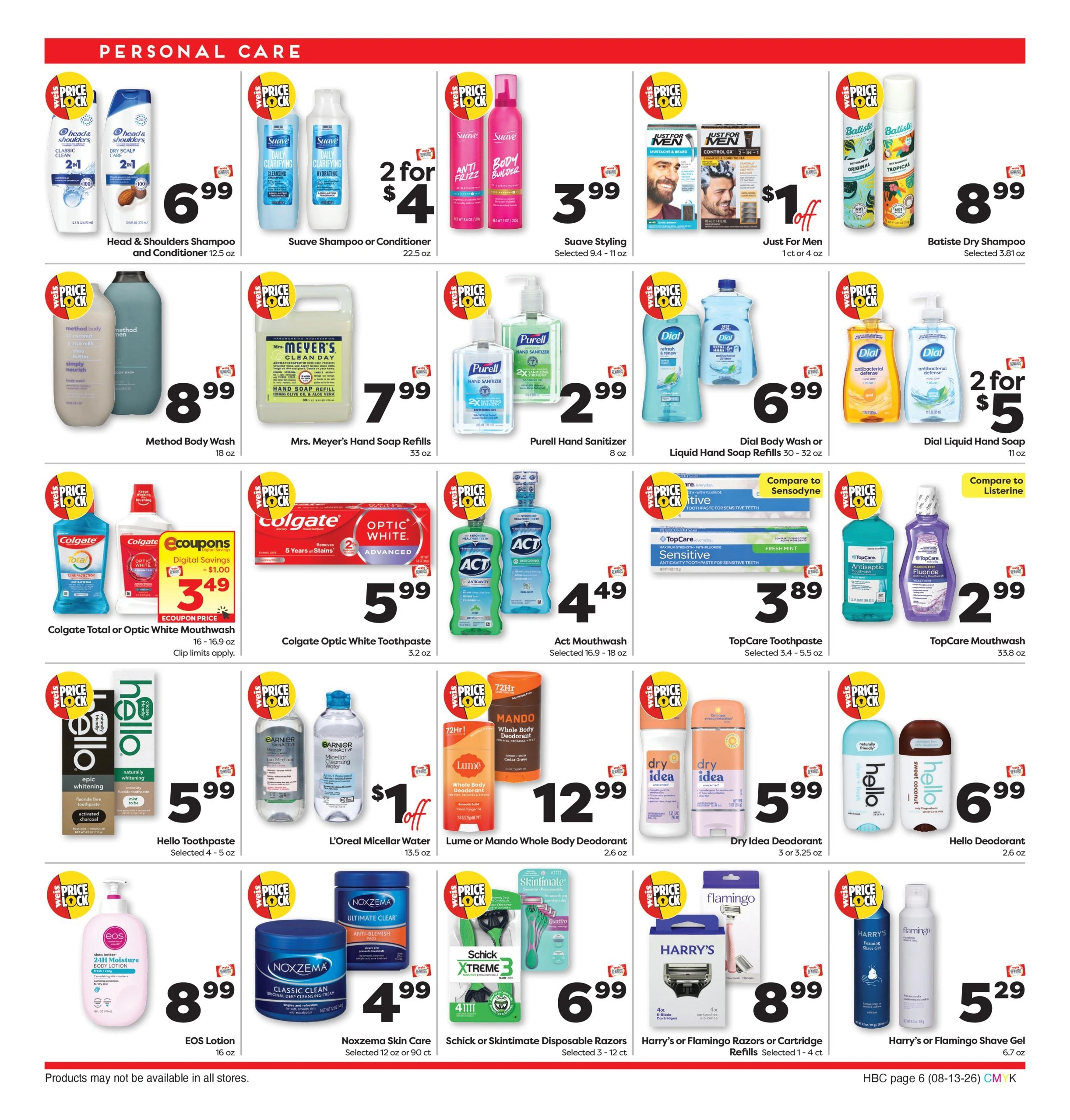 Weis Markets flyer page 6