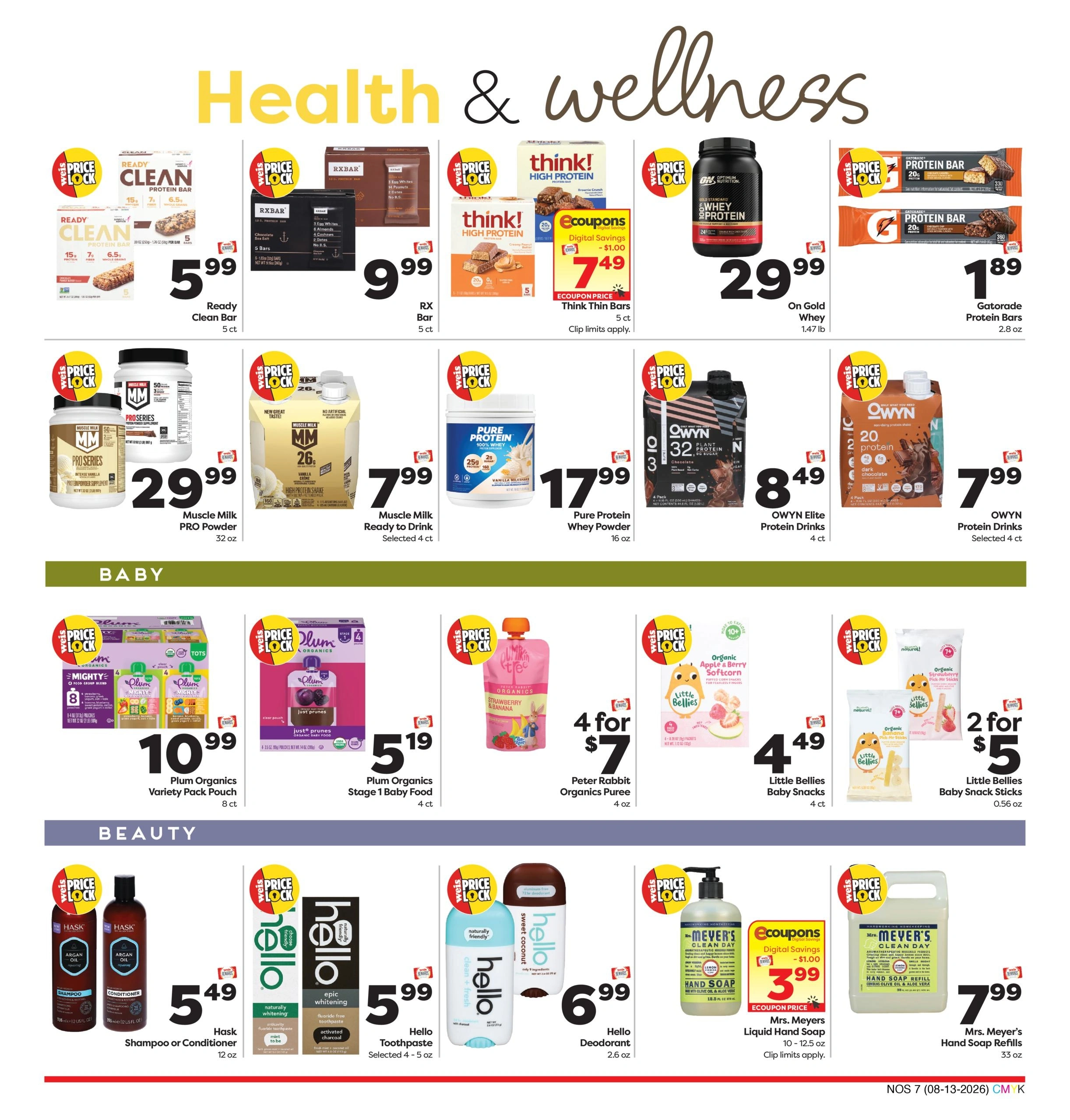 Weis Markets flyer page 7