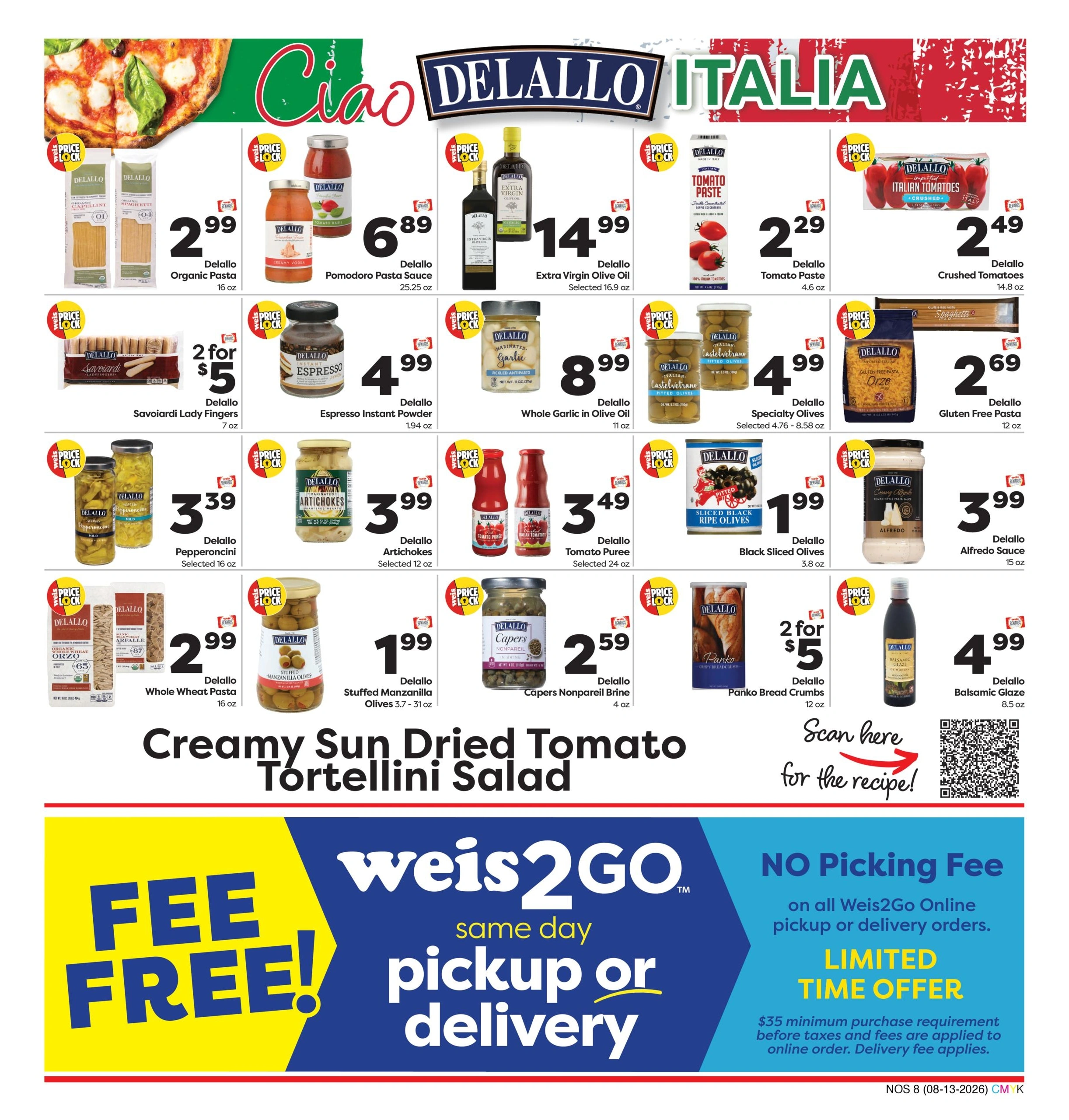 Weis Markets flyer page 8
