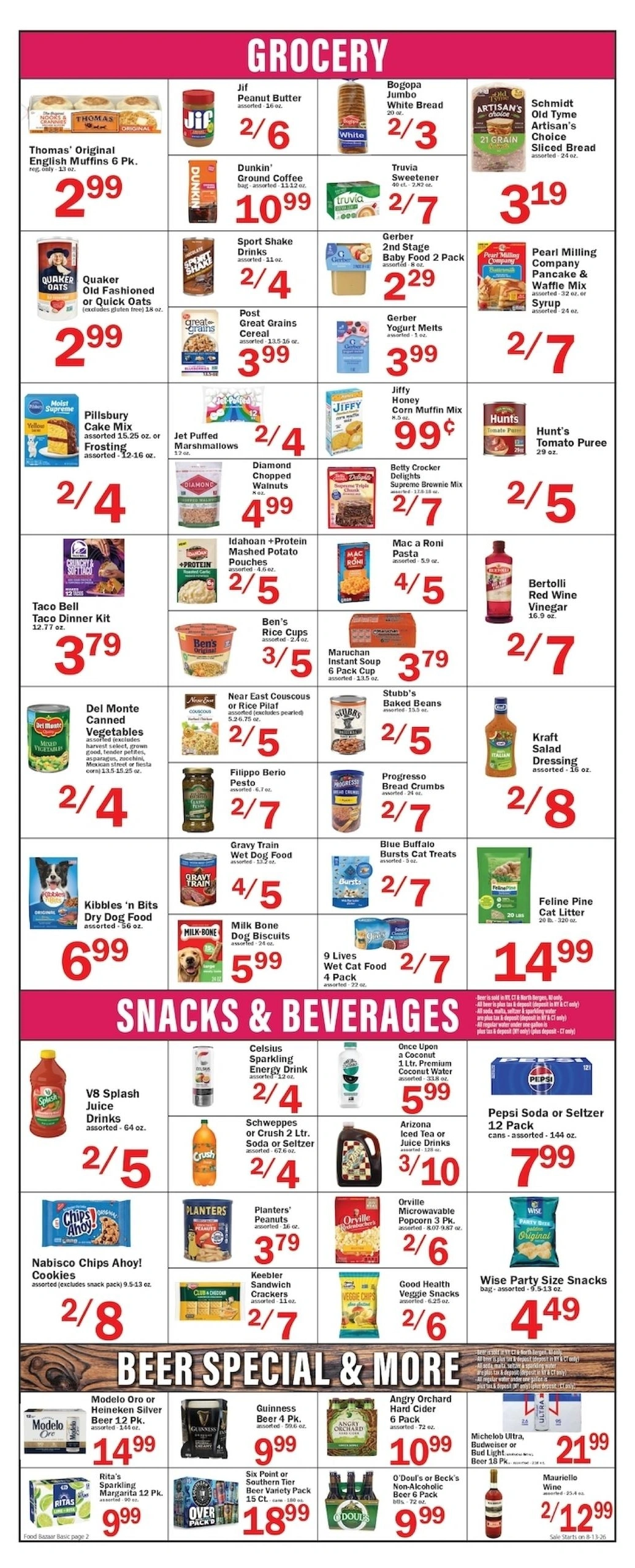 Food Bazaar flyer page 2