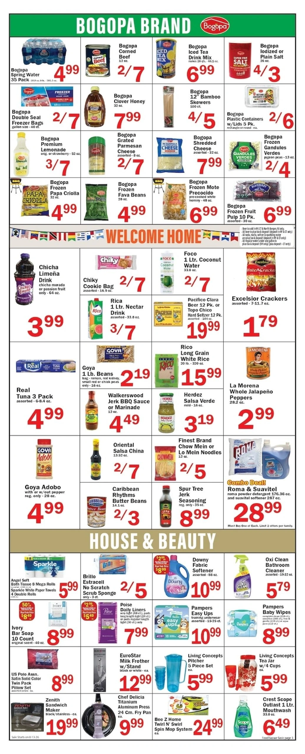 Food Bazaar flyer page 3