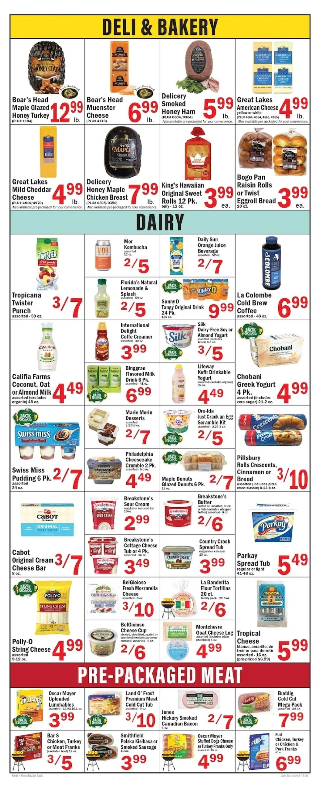 Food Bazaar flyer page 4