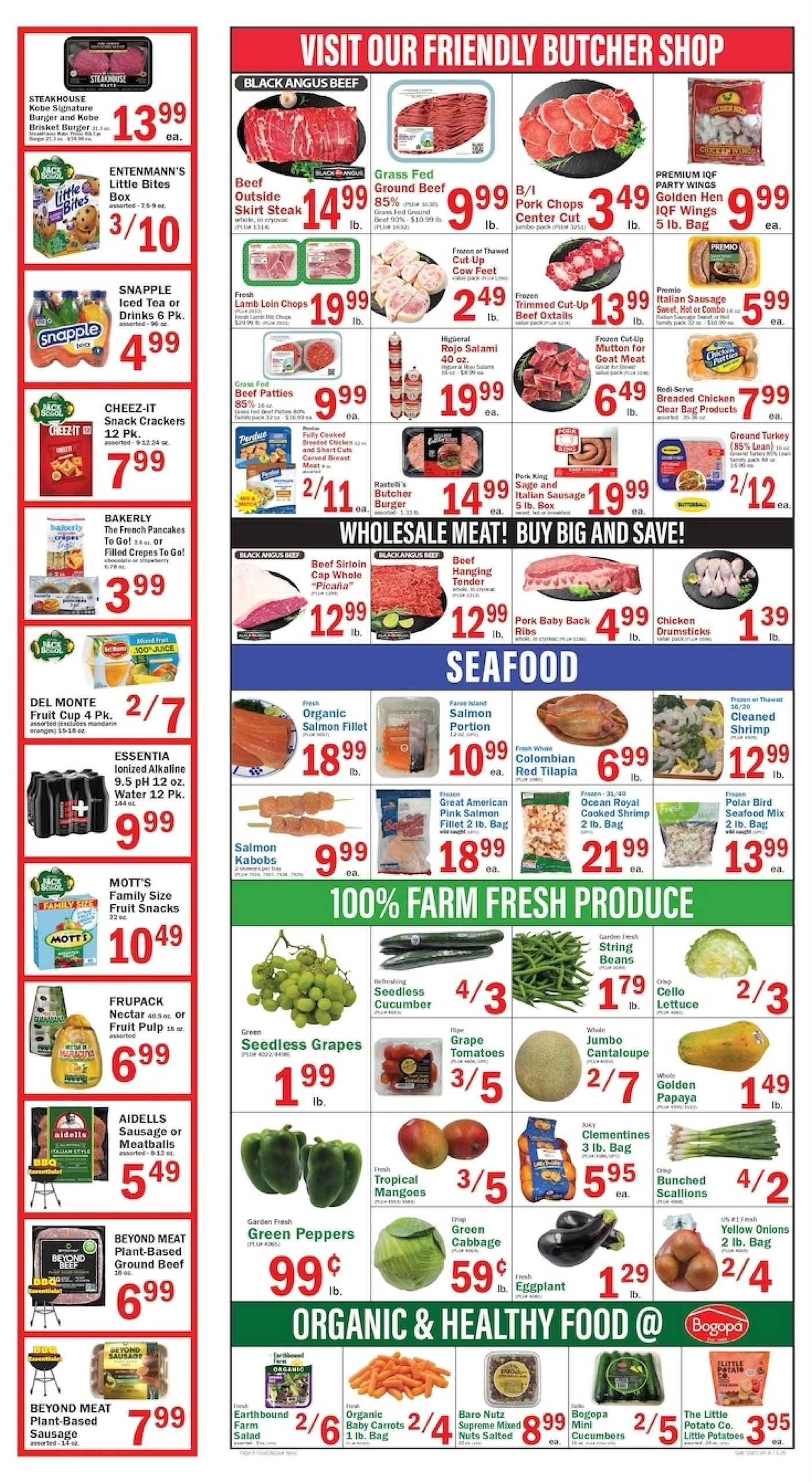 Food Bazaar flyer page 6