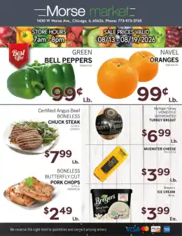 Morse Fresh Market Indexed Weekly
