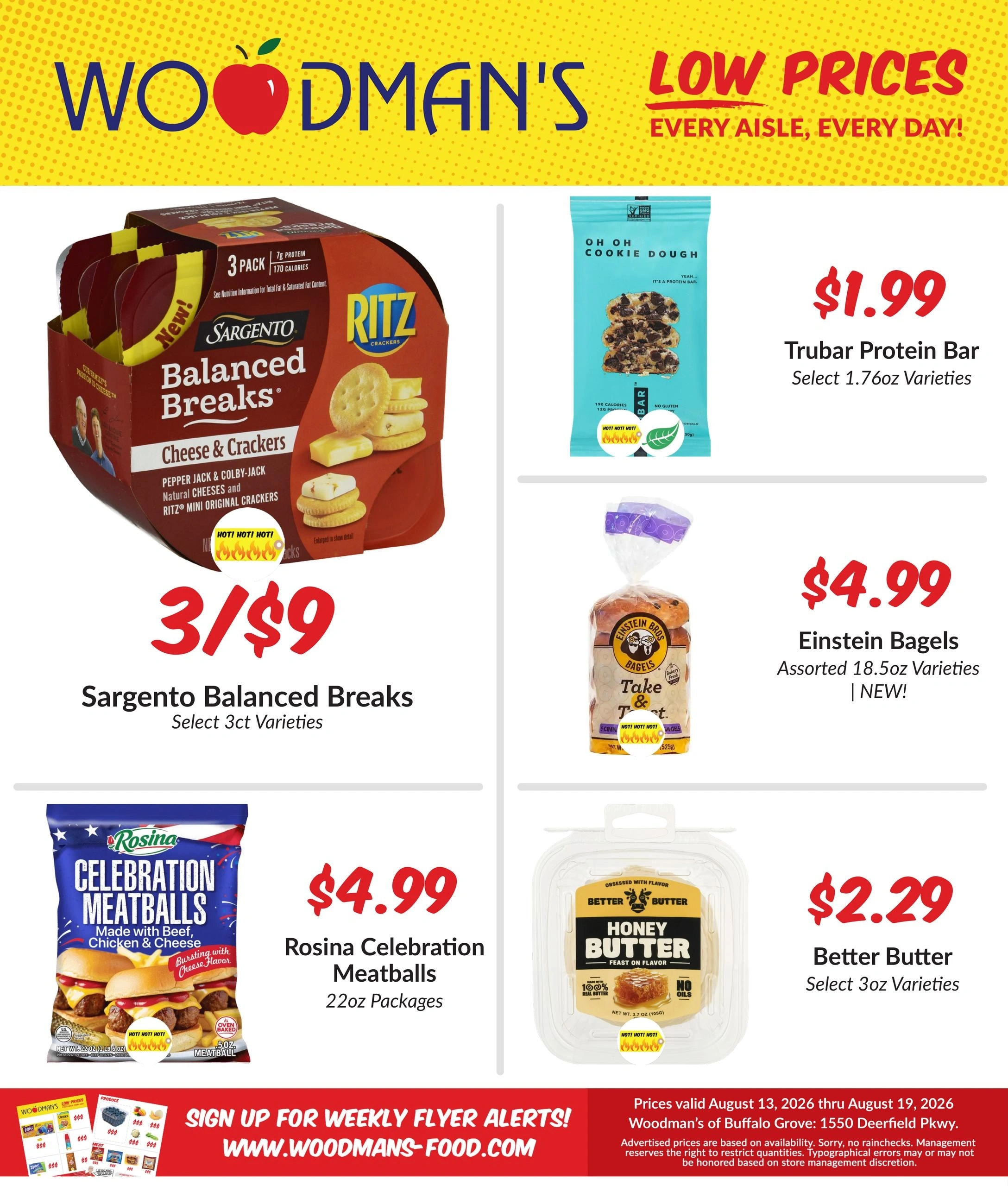 Woodman's Food Market flyer page 1