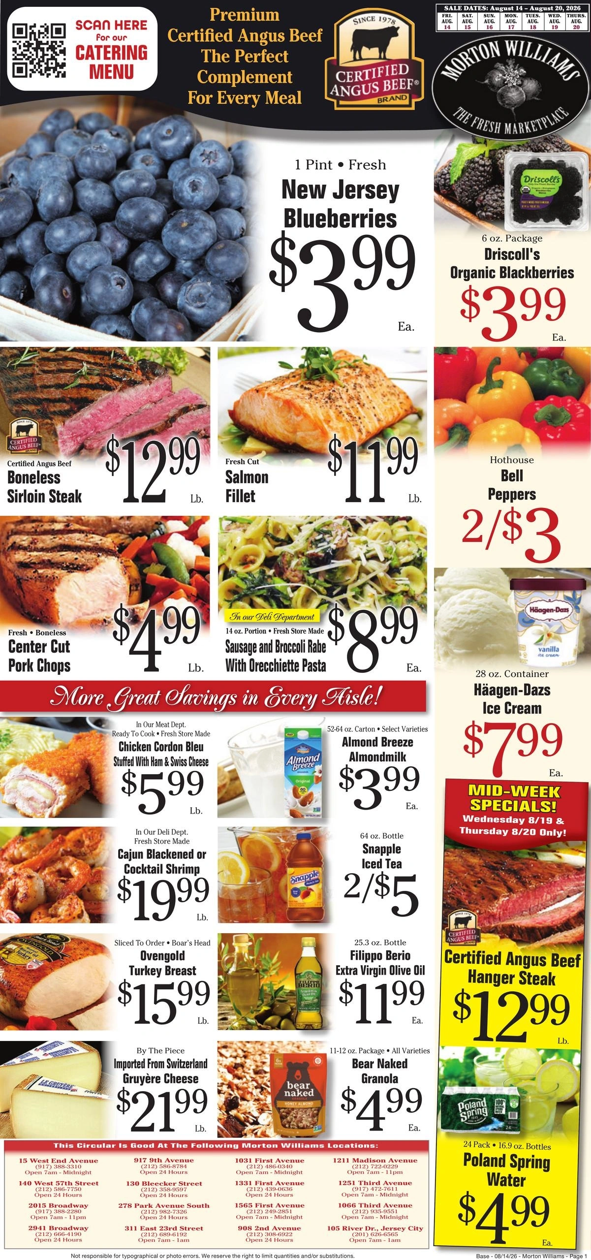Morton Williams Supermarket flyer page 1
