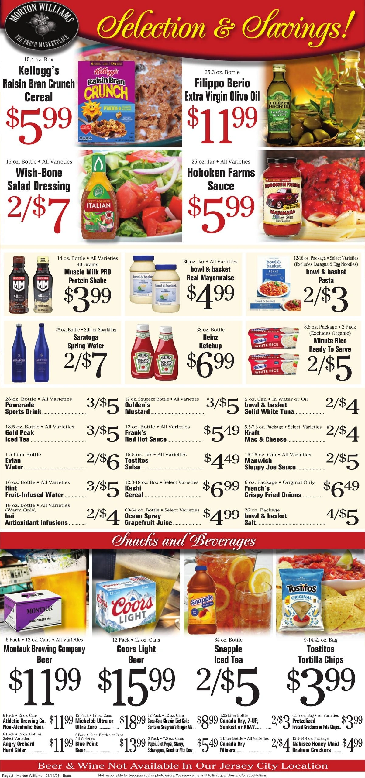 Morton Williams Supermarket flyer page 2