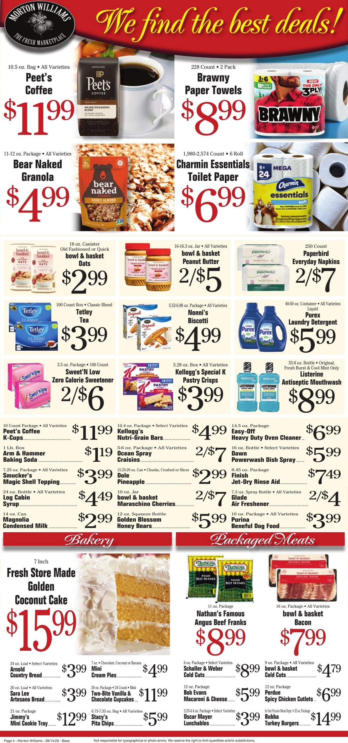 Morton Williams Supermarket flyer page 4