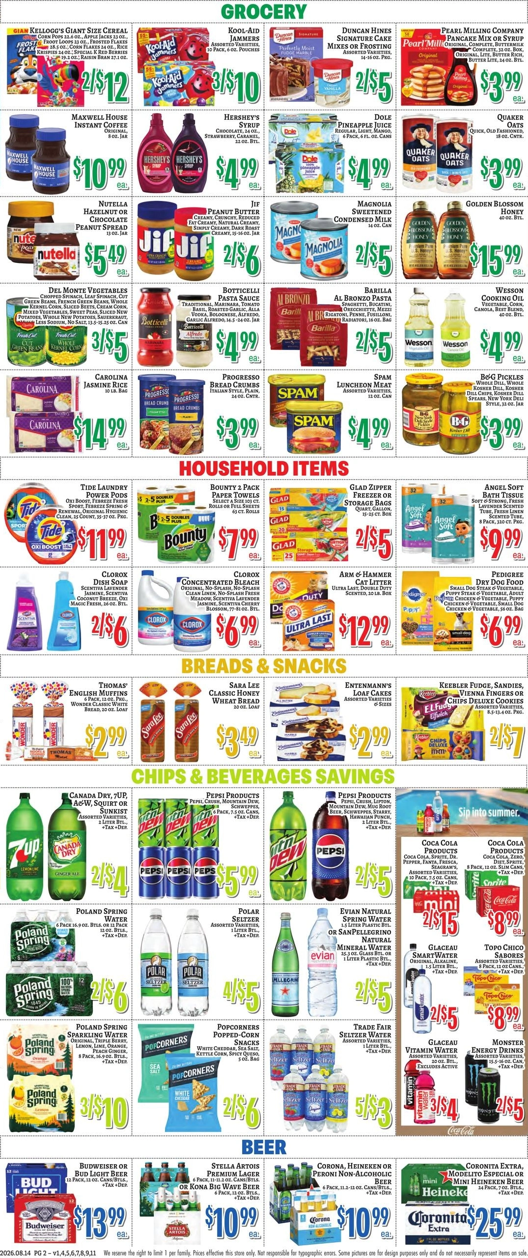 Trade Fair Supermarket flyer page 4