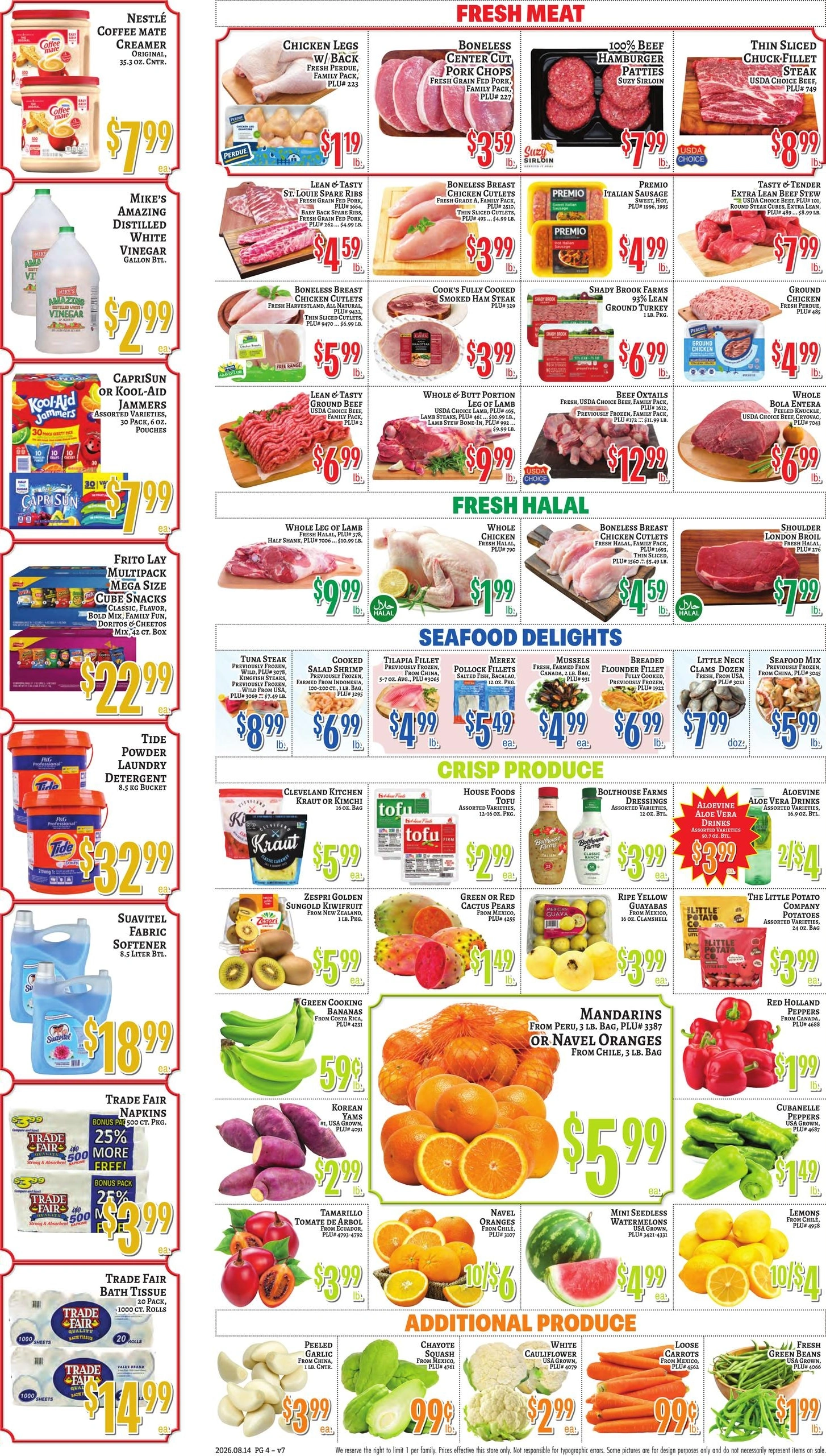 Trade Fair Supermarket flyer page 6