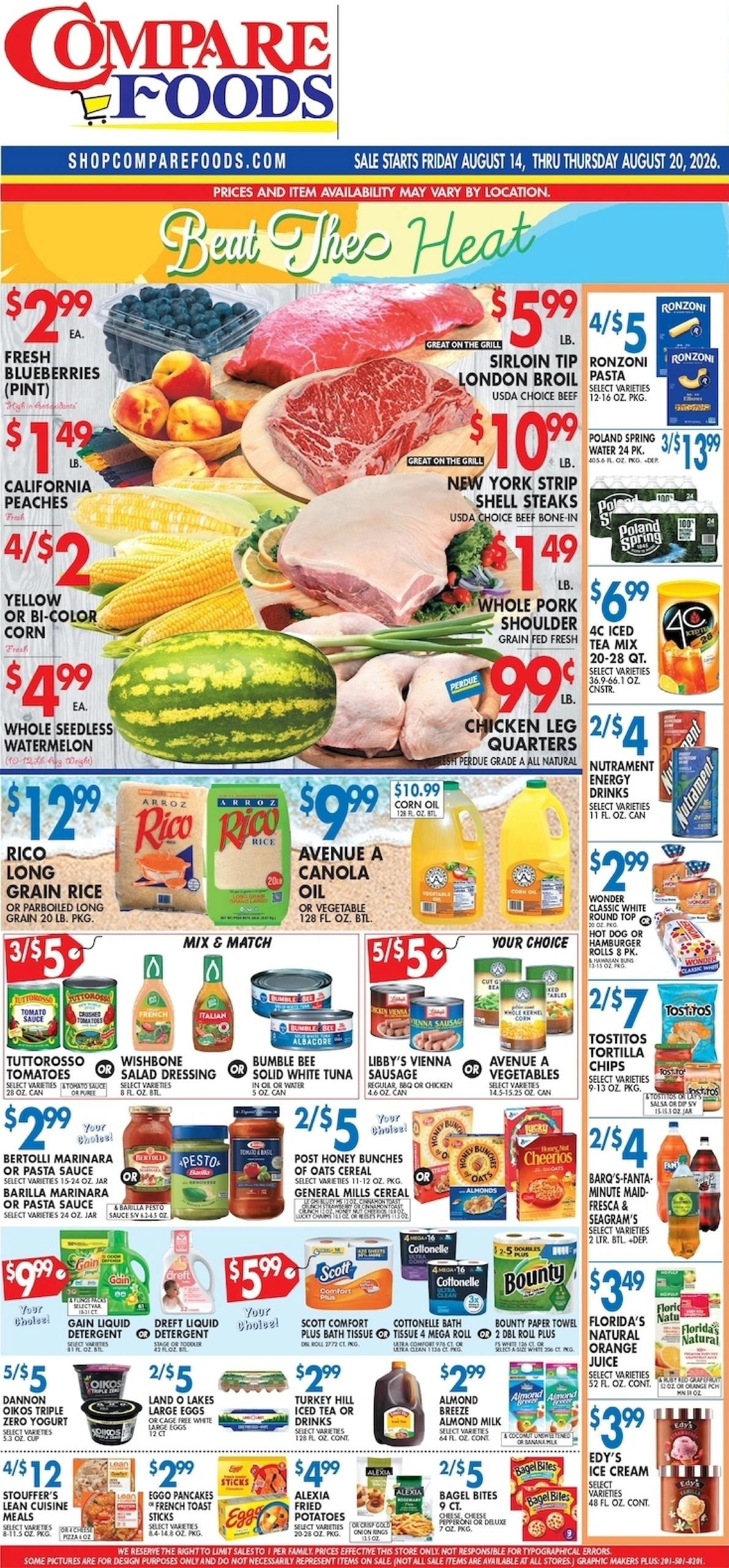 Shop Compare Foods flyer page 1