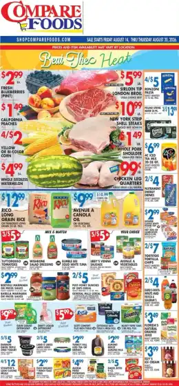Shop Compare Foods Indexed Weekly