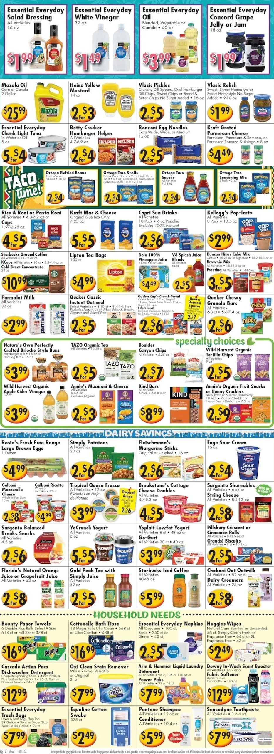 Putnam Lake Market flyer page 2