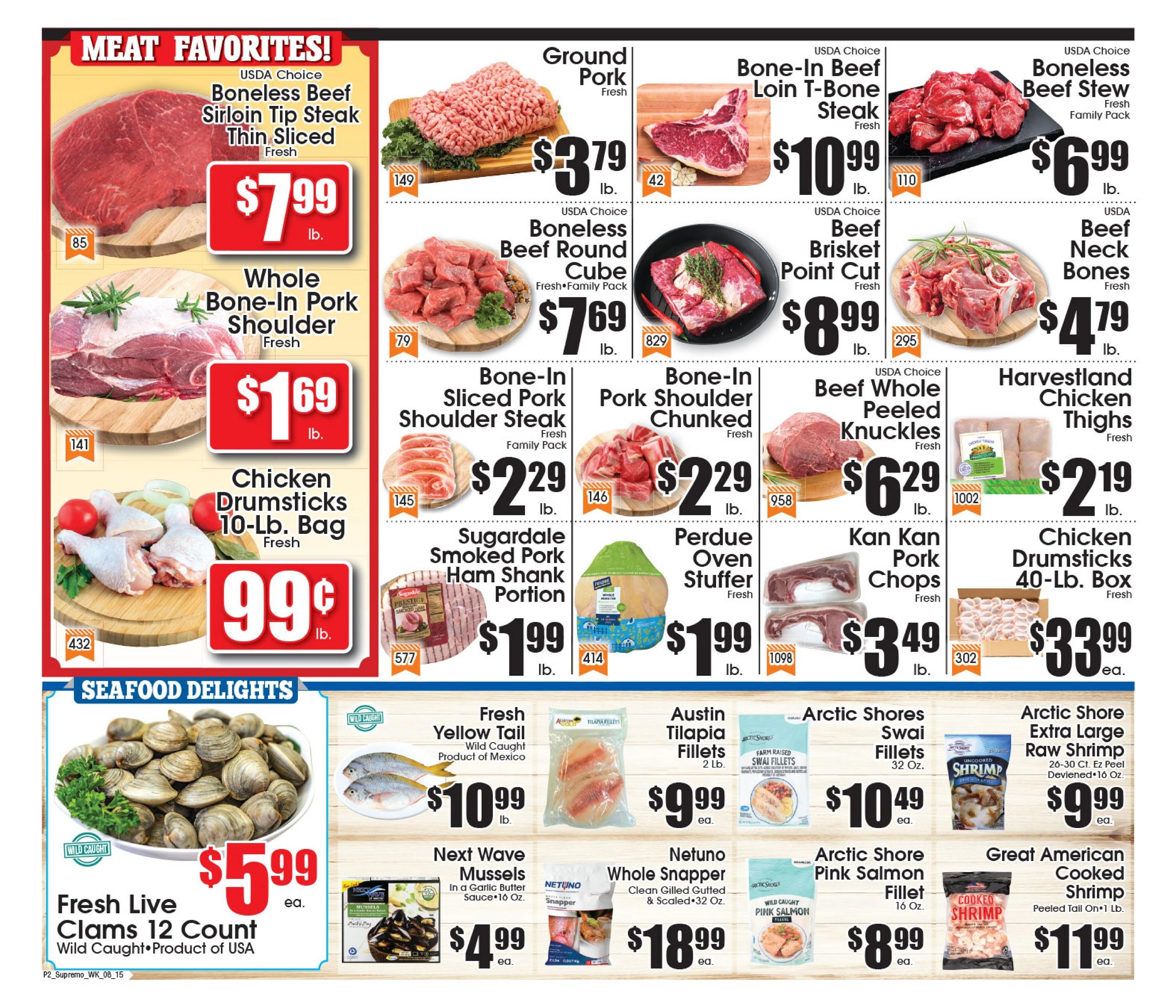 Supremo Foods Inc flyer page 2