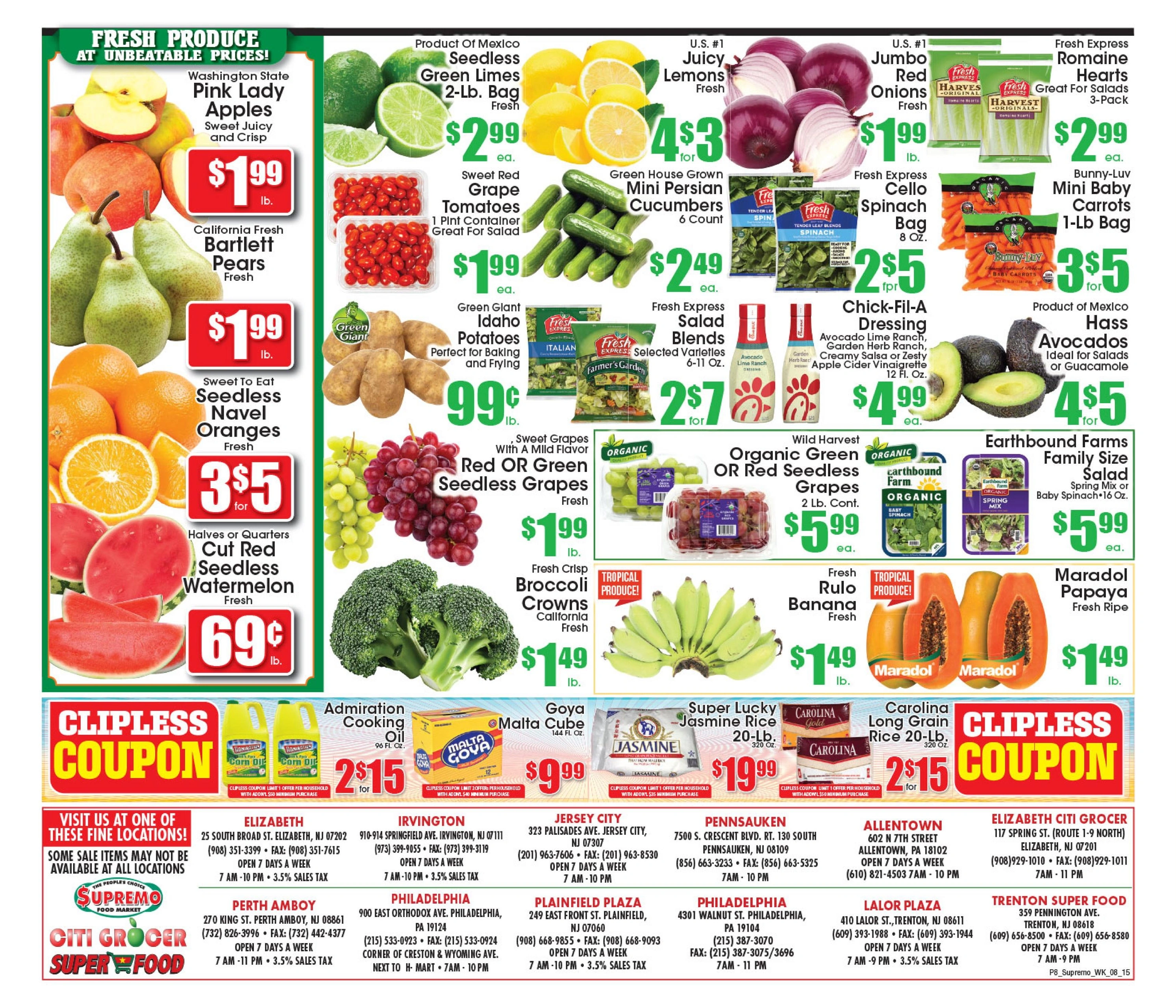 Supremo Foods Inc flyer page 8