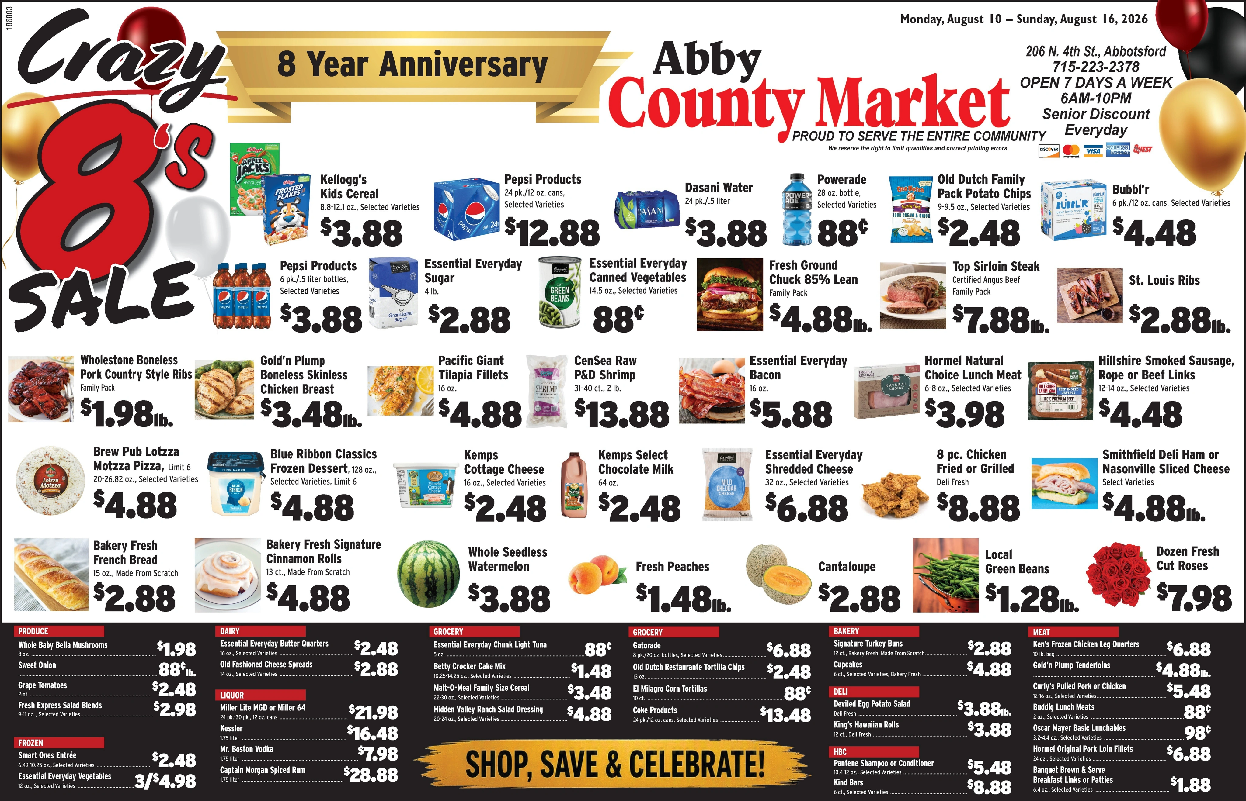 Abby County Market flyer page 1